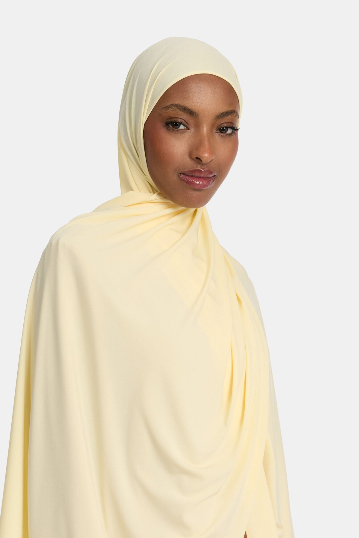 Premium jersey scarf Pastel Yellow