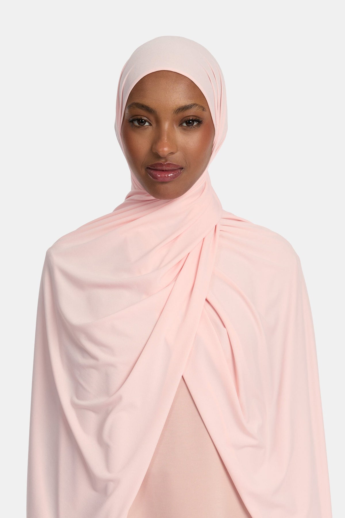 Premium jersey scarf Powder Blush