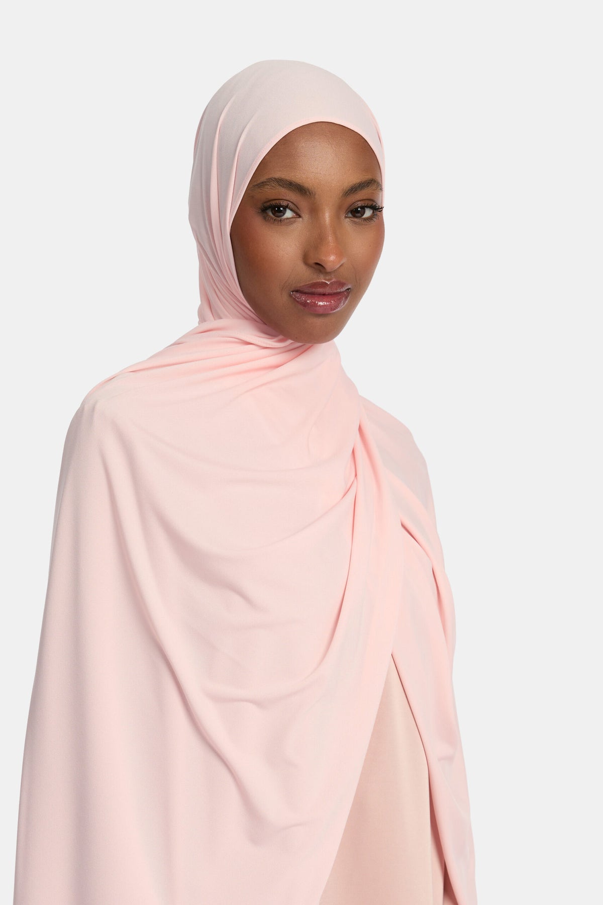 Premium jersey scarf Powder Blush