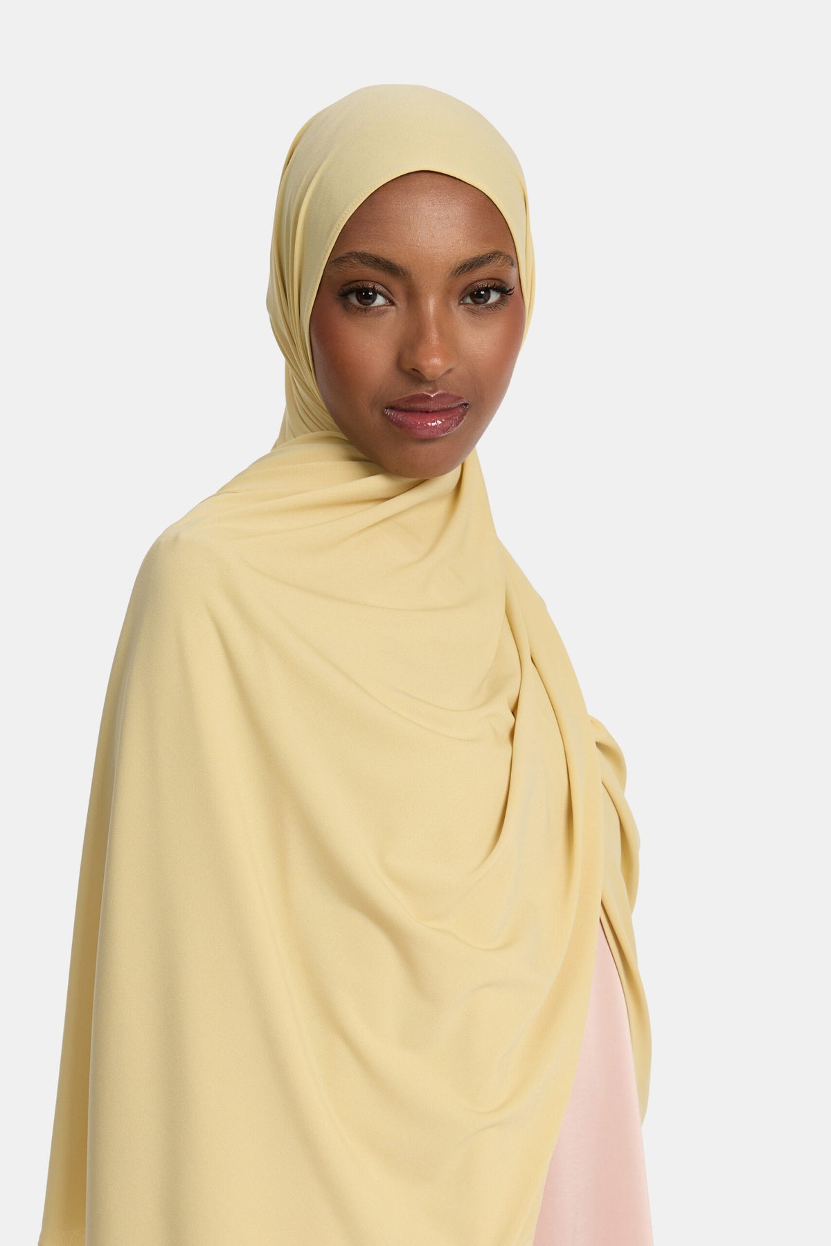 Premium jersey scarf Toast Yellow