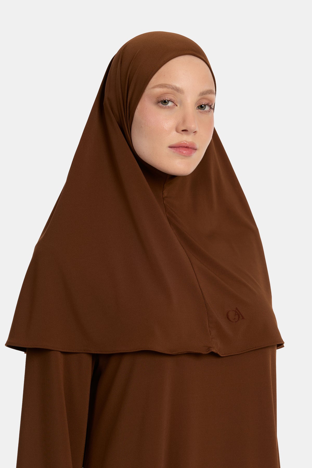 Premium jersey hijab Brown