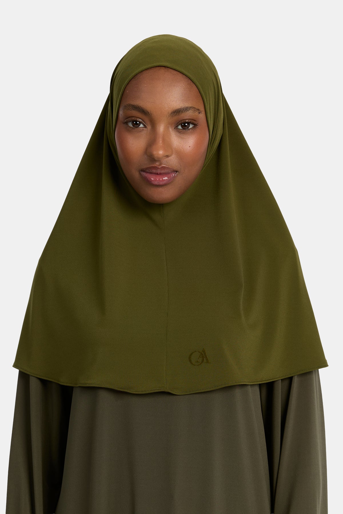 Premium Jersey-Hijab Dunkelgrün
