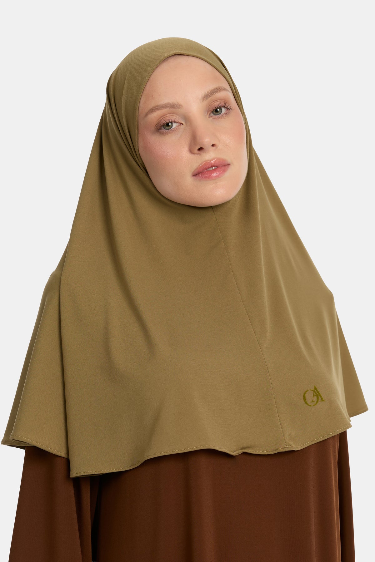Premium Jersey-Hijab Warm Khaki
