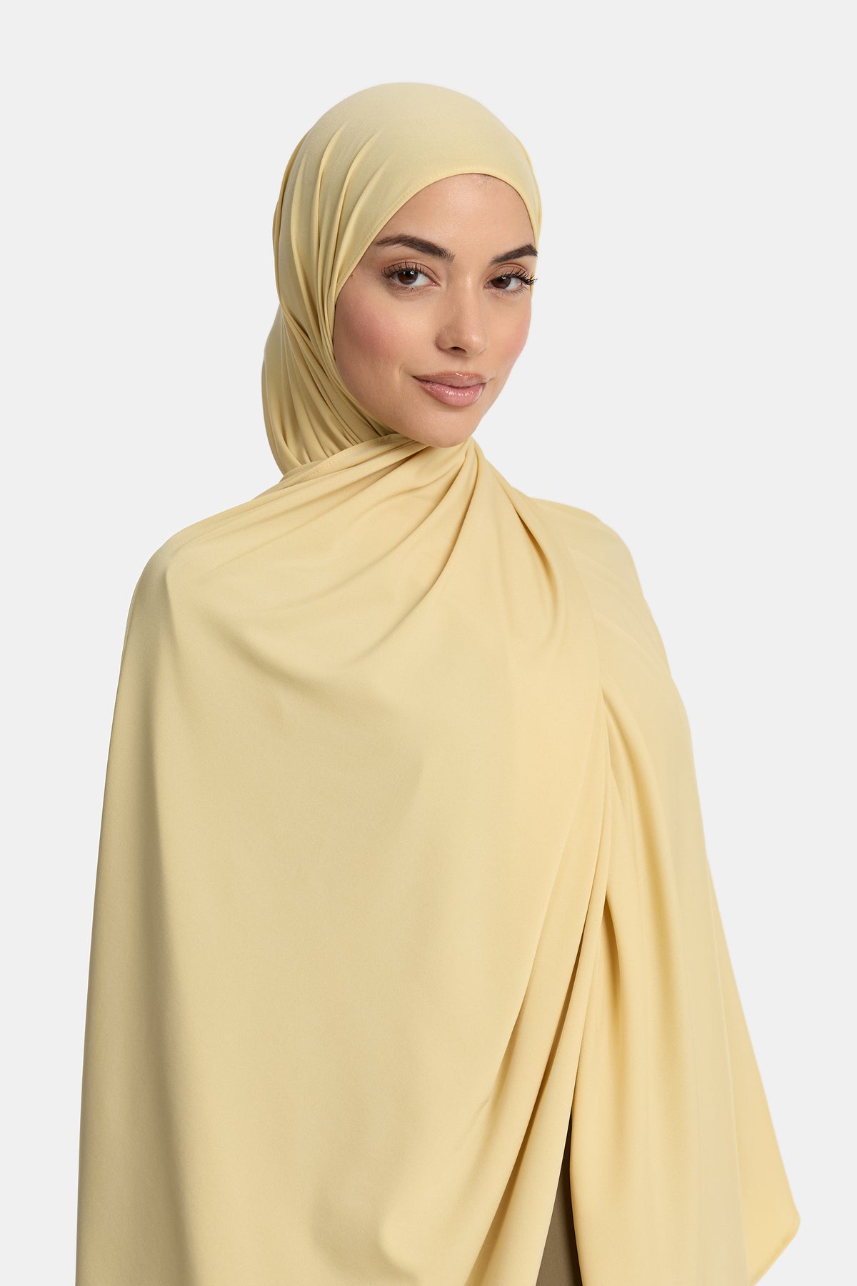 Premium jersey scarf Toast Yellow