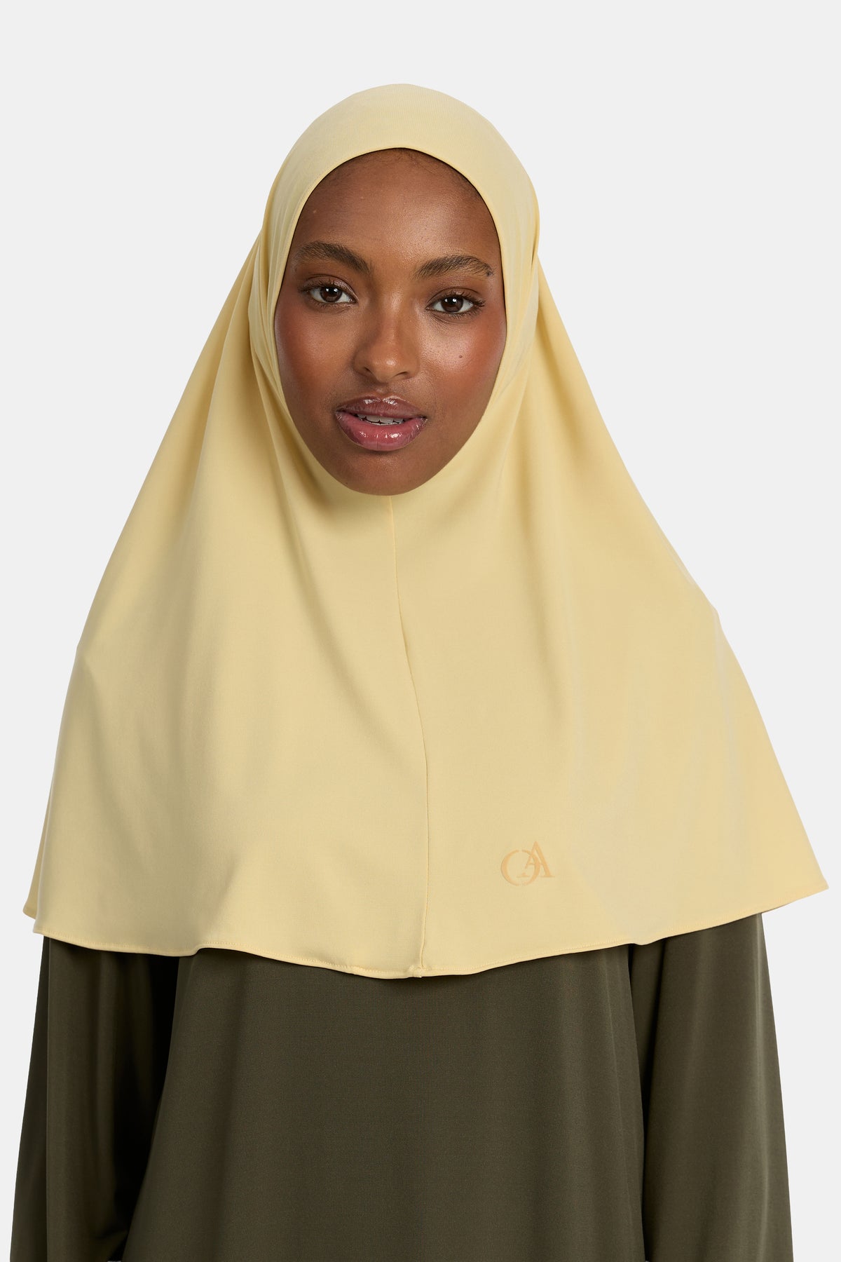 Premium jersey hijab Toast Yellow