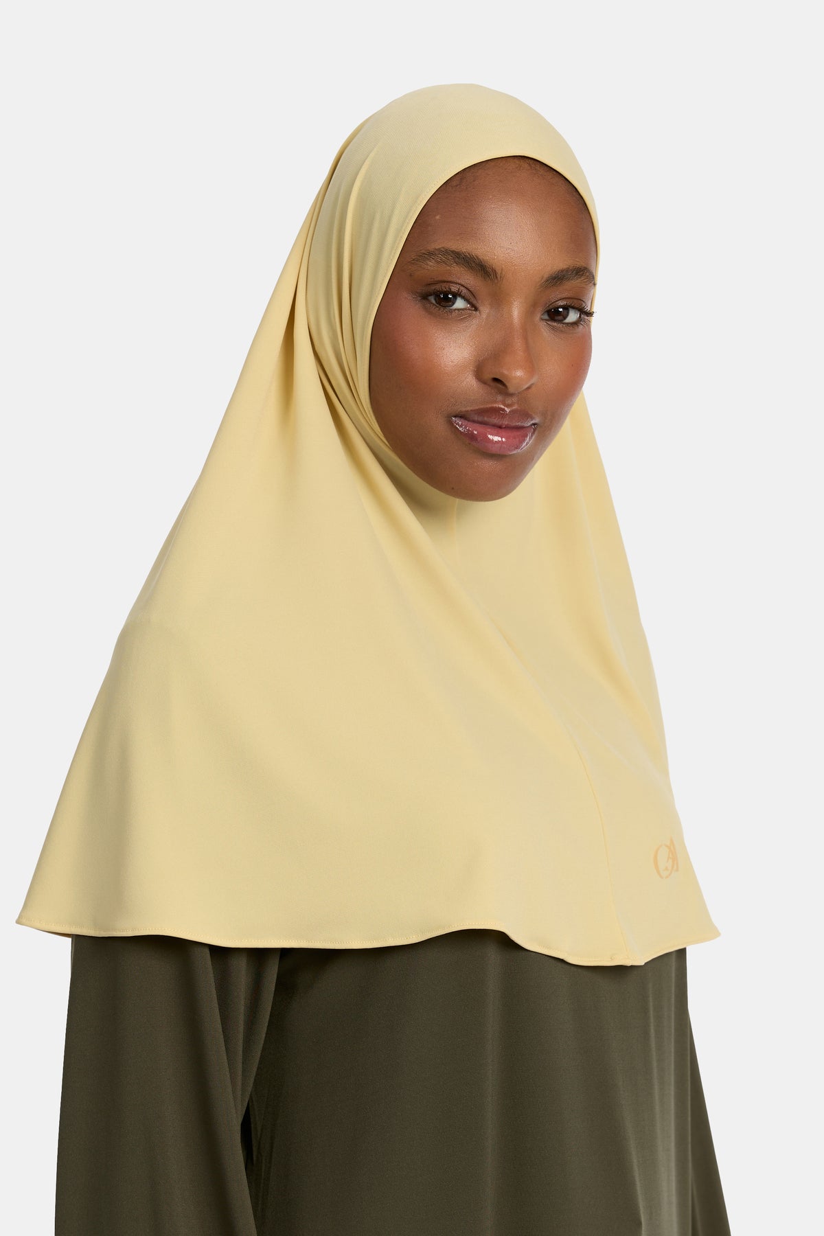 Premium jersey hijab Toast Yellow