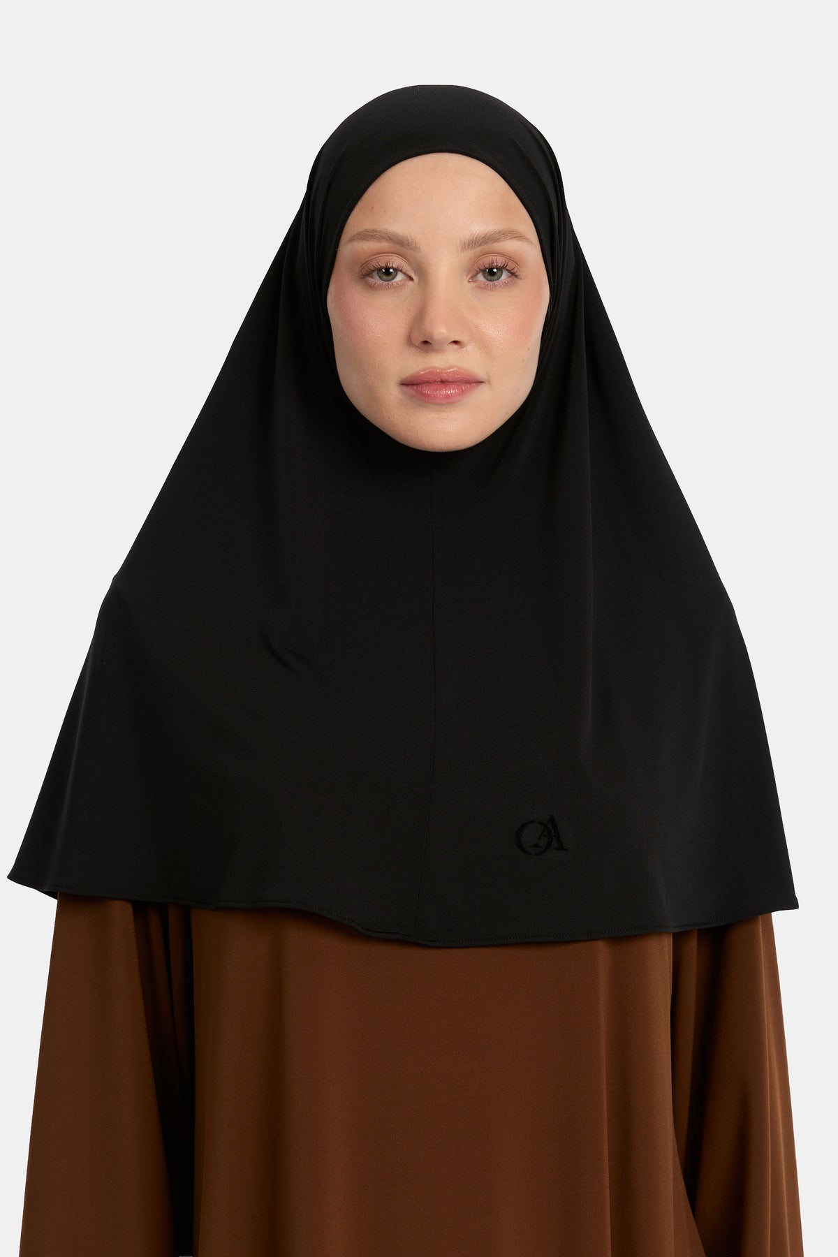 Premium jersey hijab Black