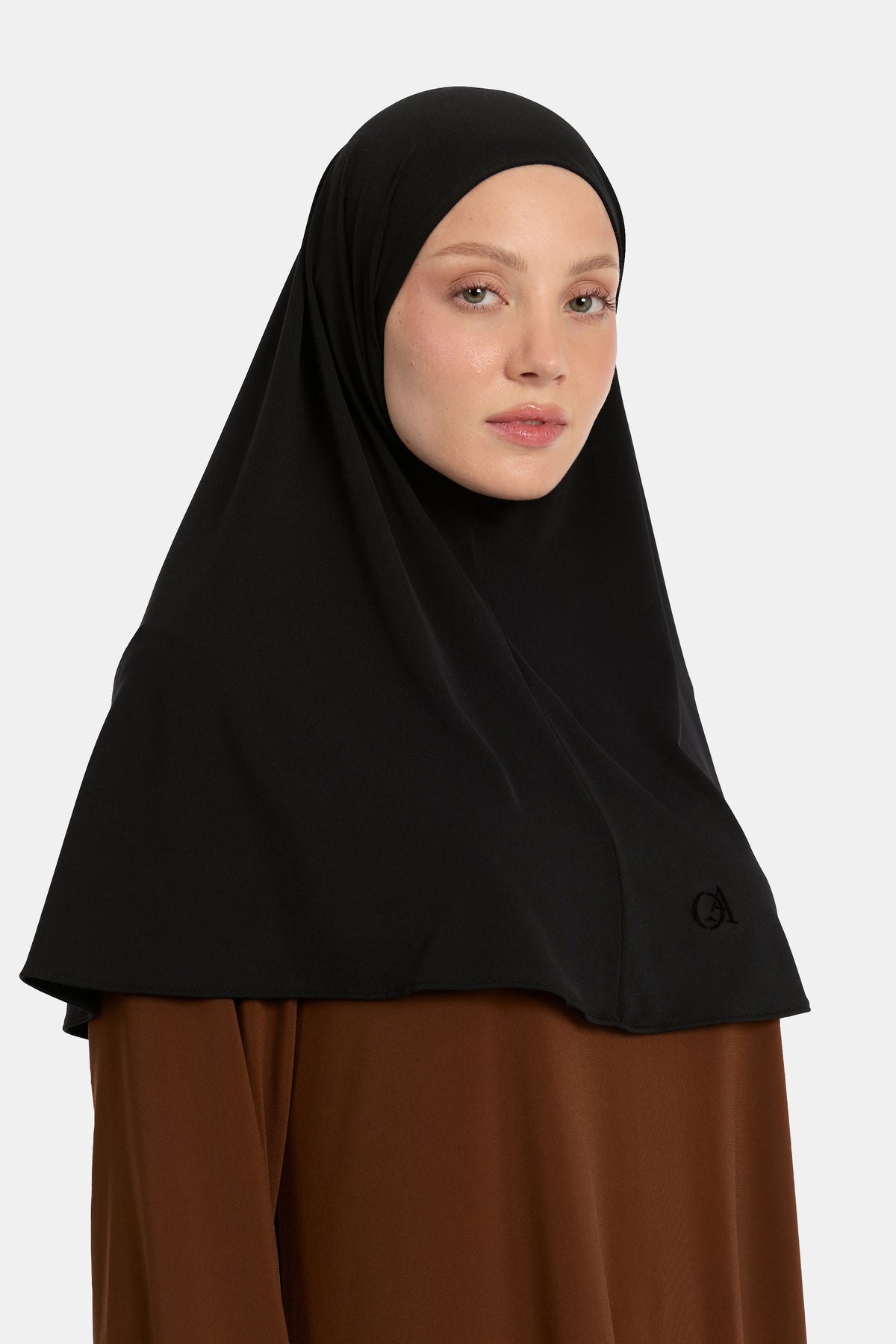 Premium Jersey-Hijab Schwarz
