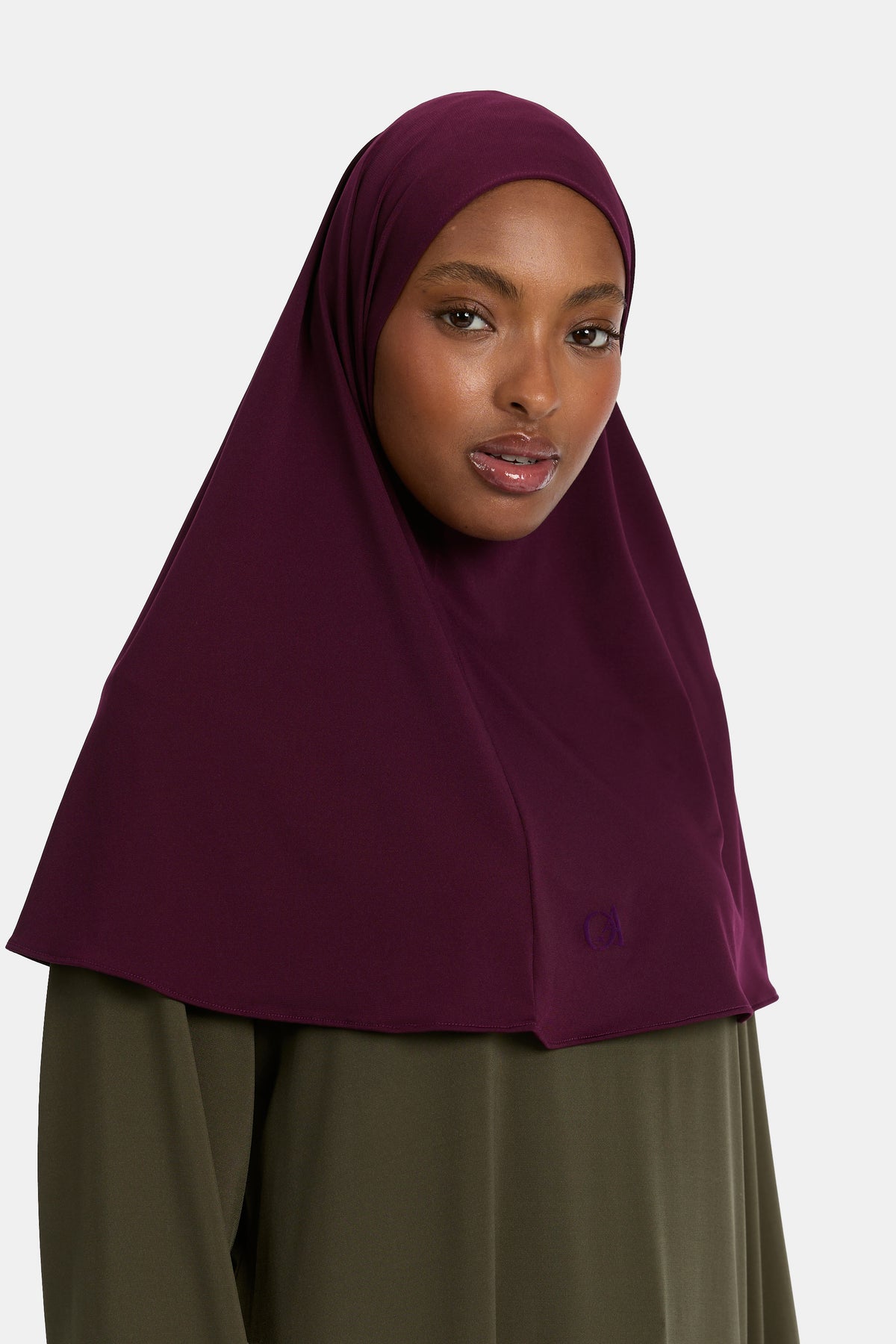 Premium Jersey-Hijab Aubergine
