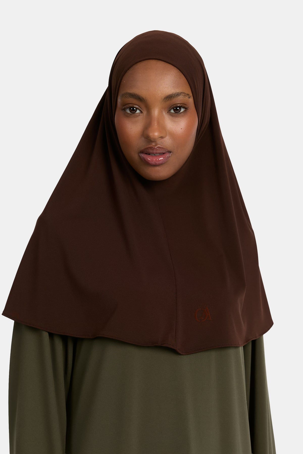 Premium Jersey-Hijab Midnight Brown