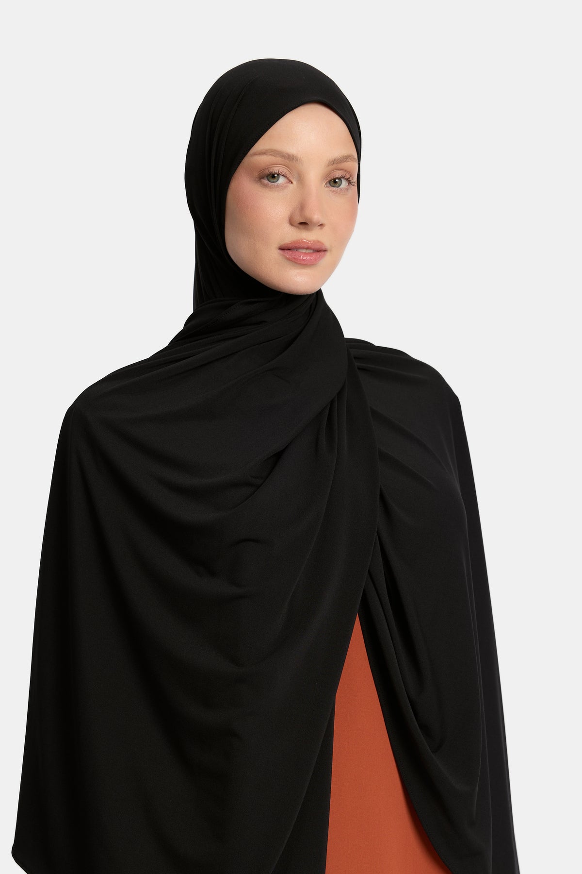 Premium-Jerseyschal Schwarz
