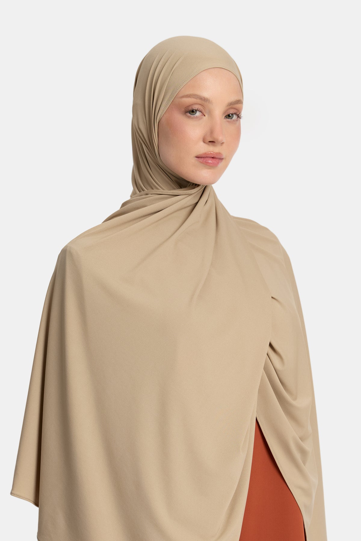 Premium jersey scarf Bone