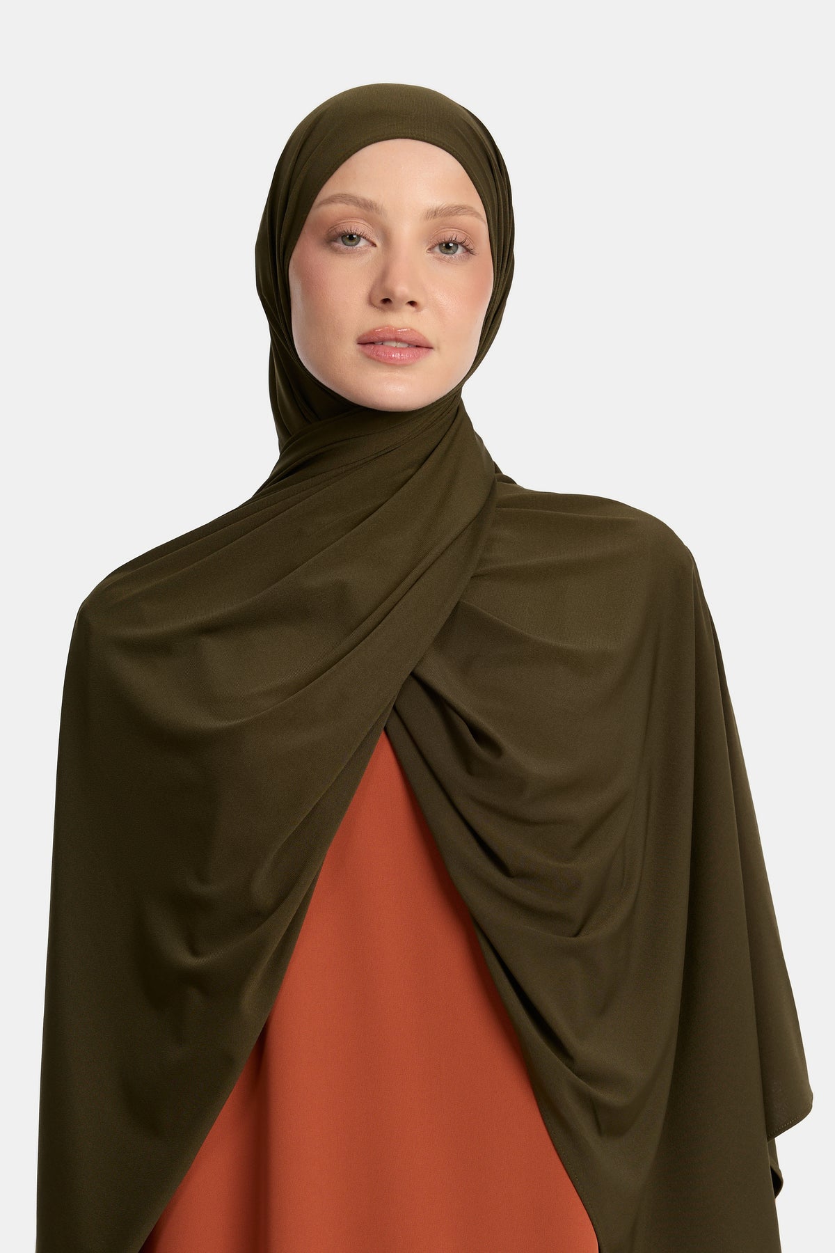 Premium jersey scarf Dark Green