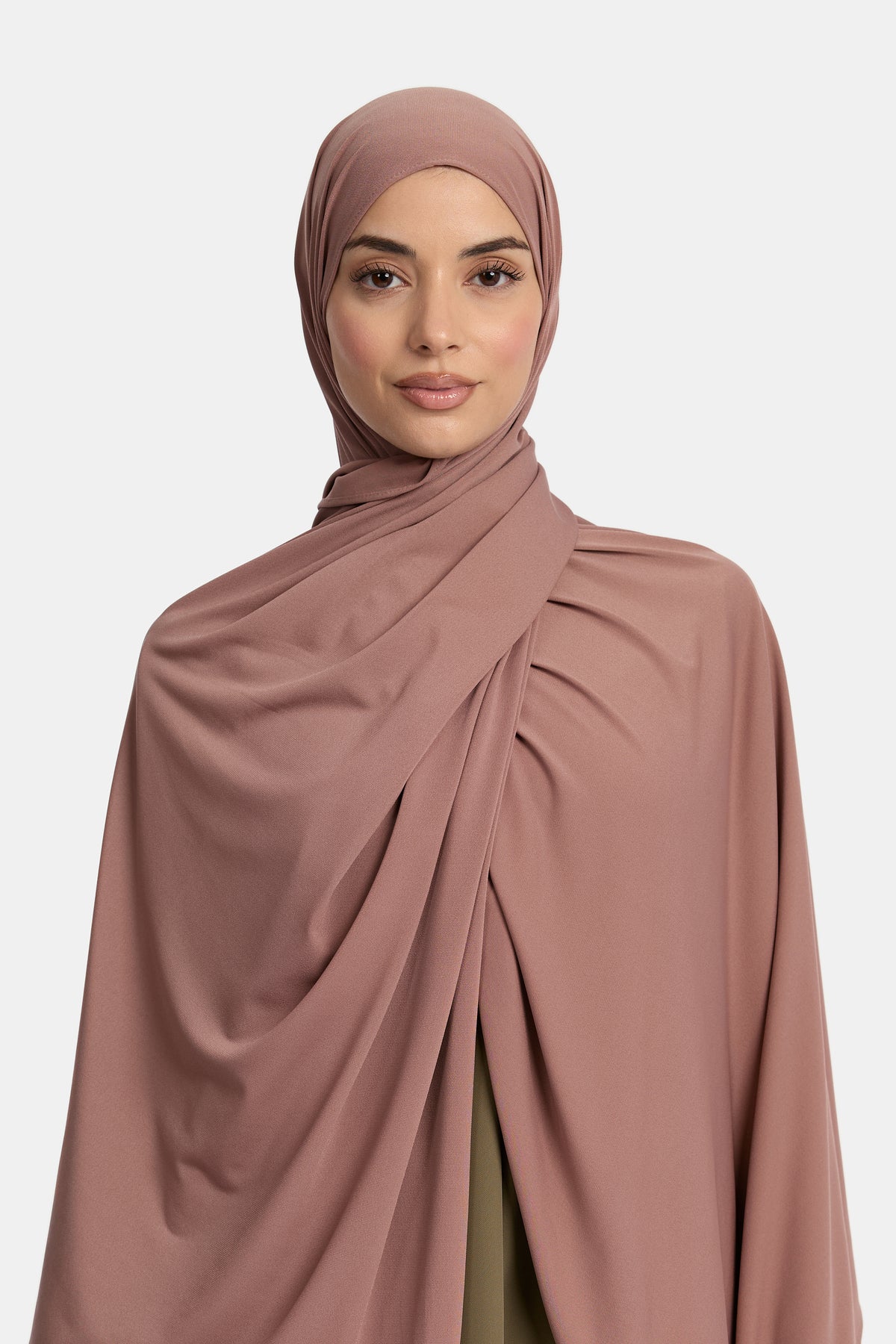 Écharpe en jersey premium mauve clair