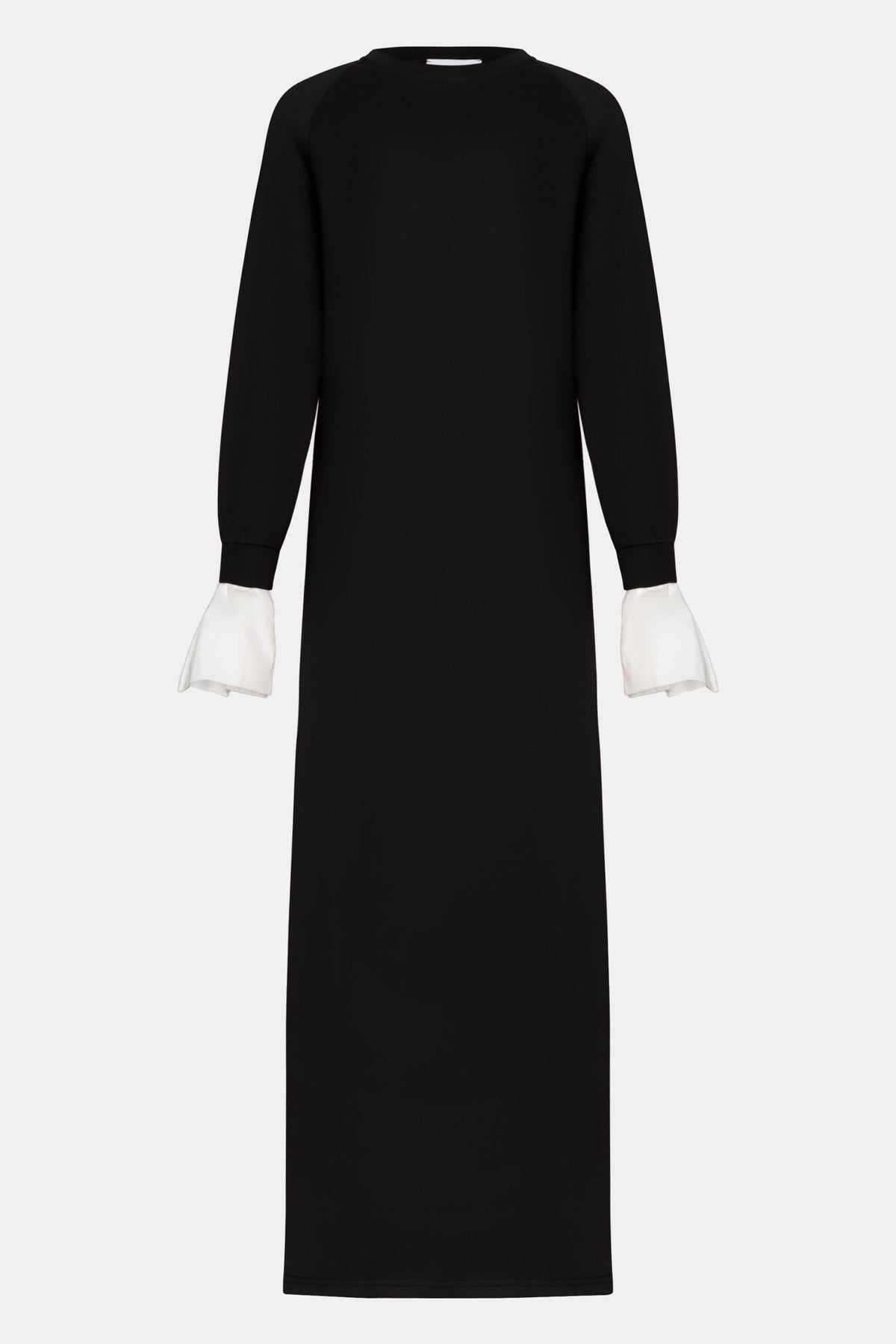 Sweater blouse abaya Black
