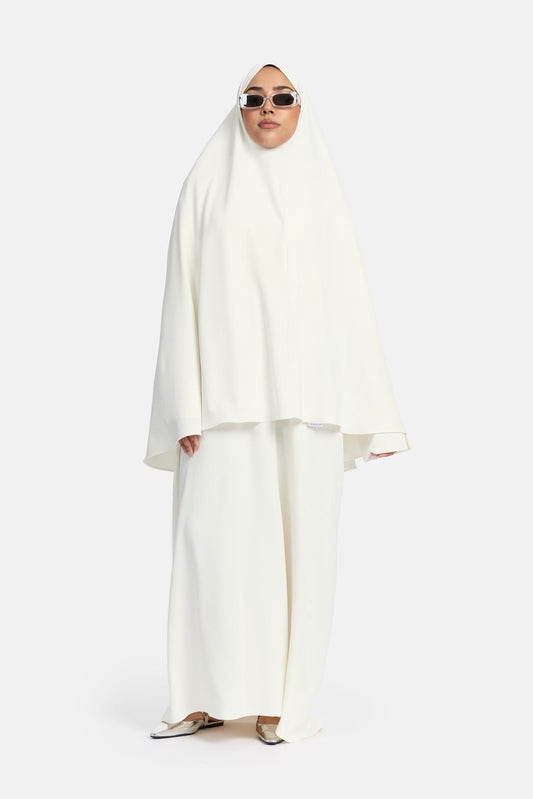 Heup khimar White (oversized collectie)