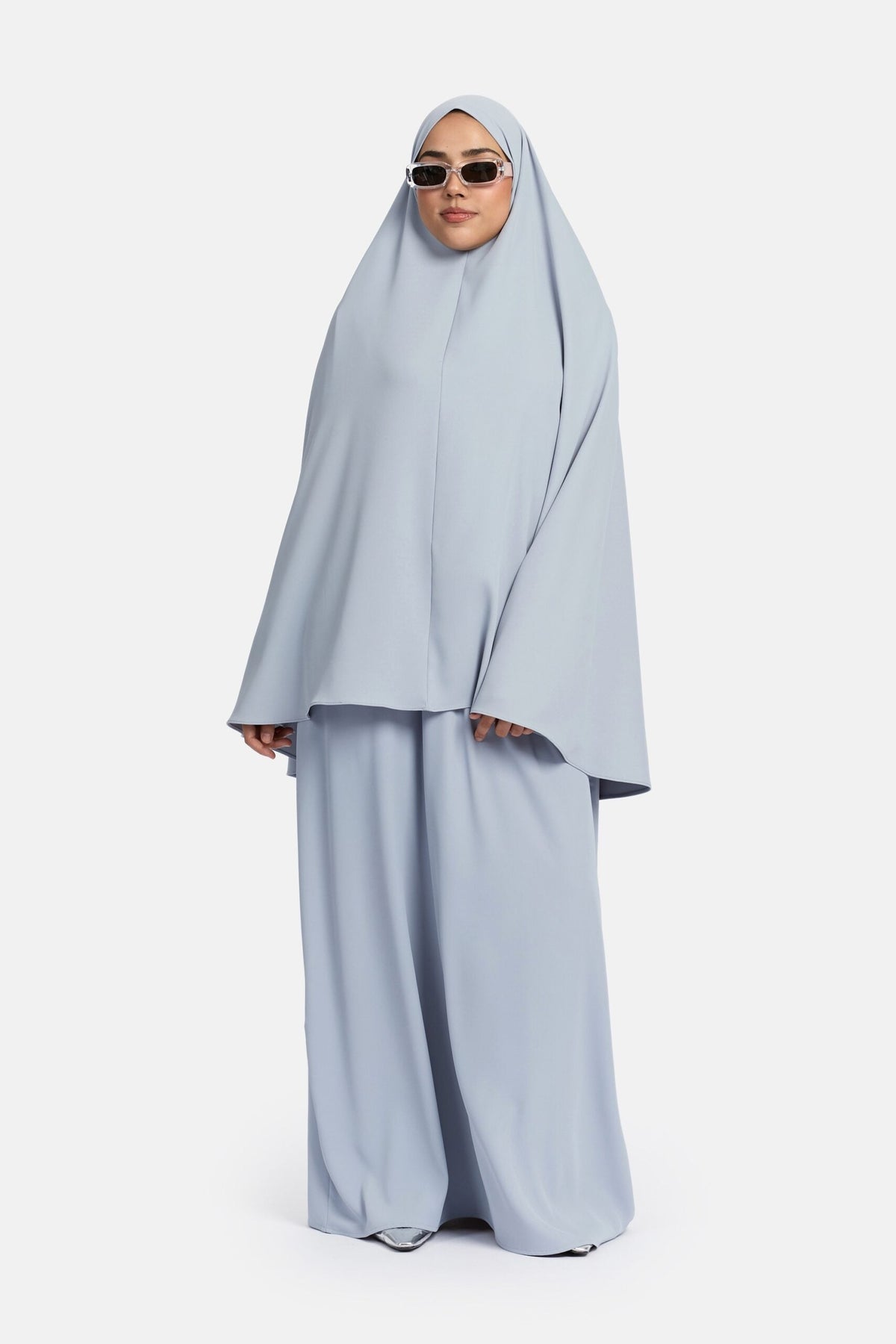 Heup khimar Light Blue (oversized collectie)