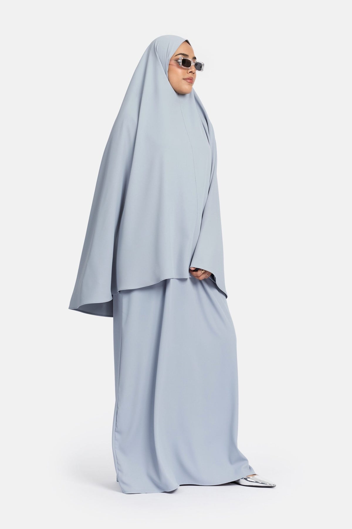 Heup khimar Light Blue (oversized collectie)