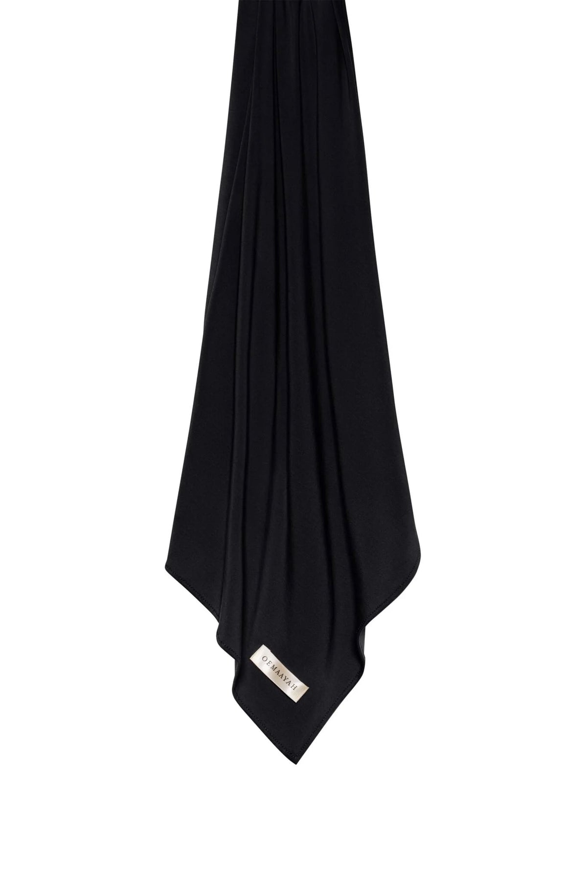 Premium jersey scarf Black