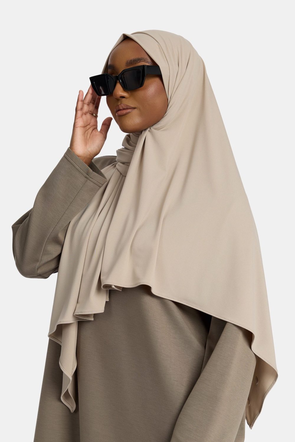 Premium jersey scarf Clay - Afbeelding 4