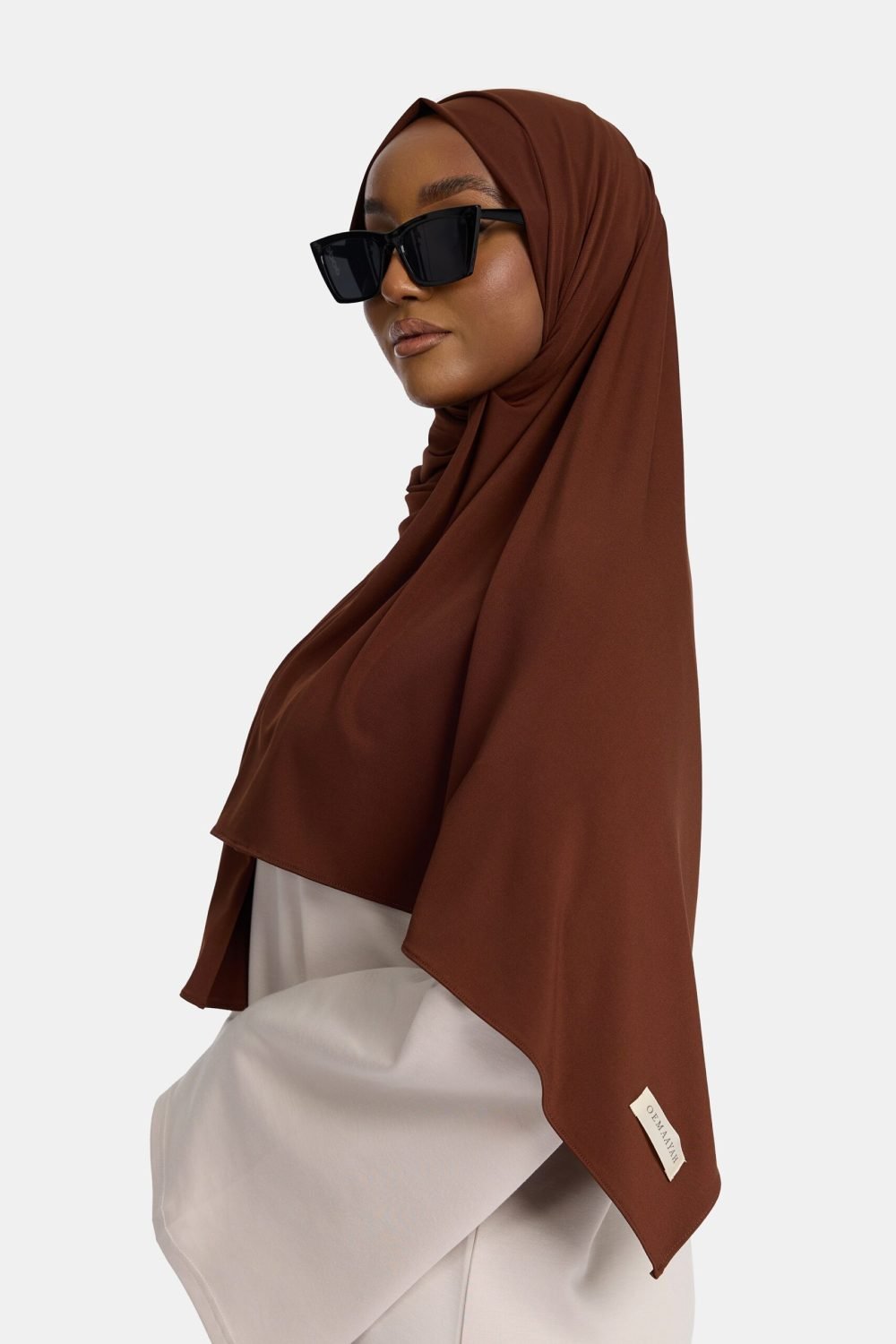 Premium jersey scarf Royal Brown - Afbeelding 3
