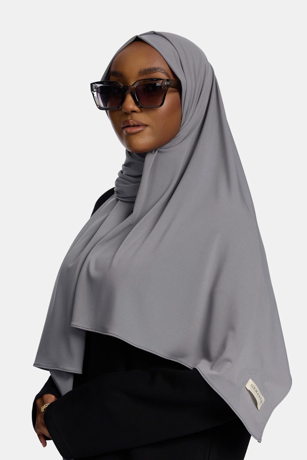 Premium jersey scarf Grey Blue - Afbeelding 4