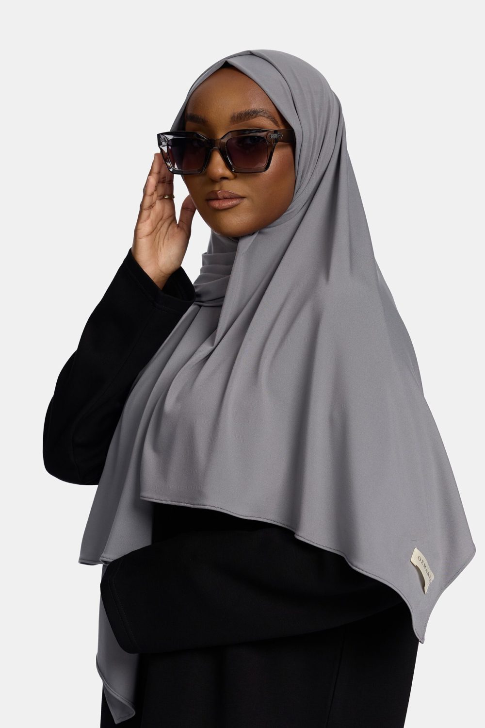 Premium jersey scarf Grey Blue - Afbeelding 3