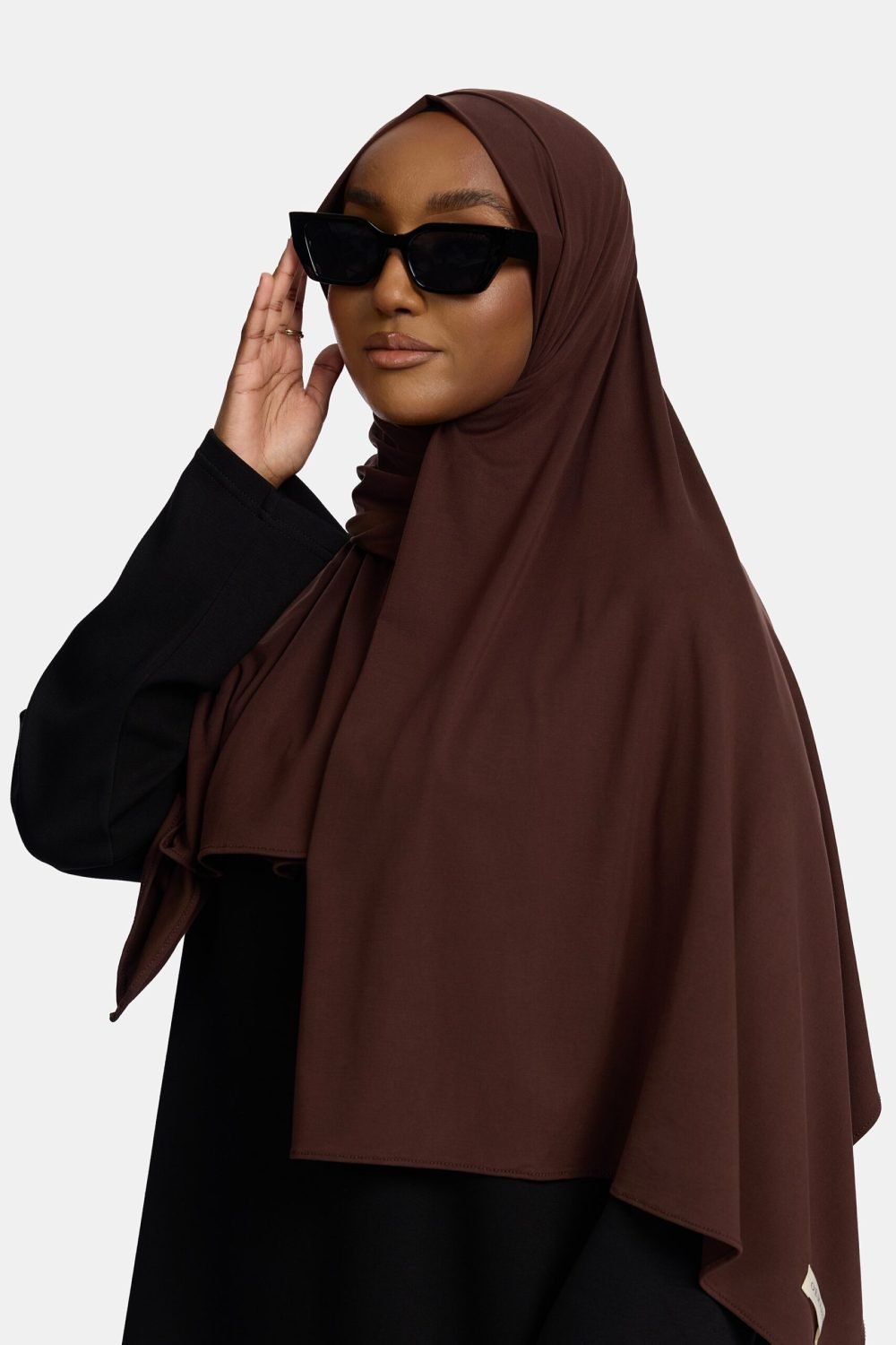 Breathable jersey scarf Chocolate - Afbeelding 3