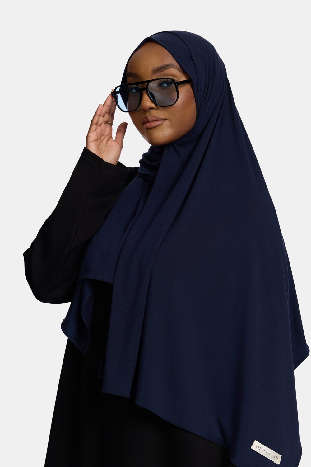 Breathable jersey scarf Navy Blue - Afbeelding 3
