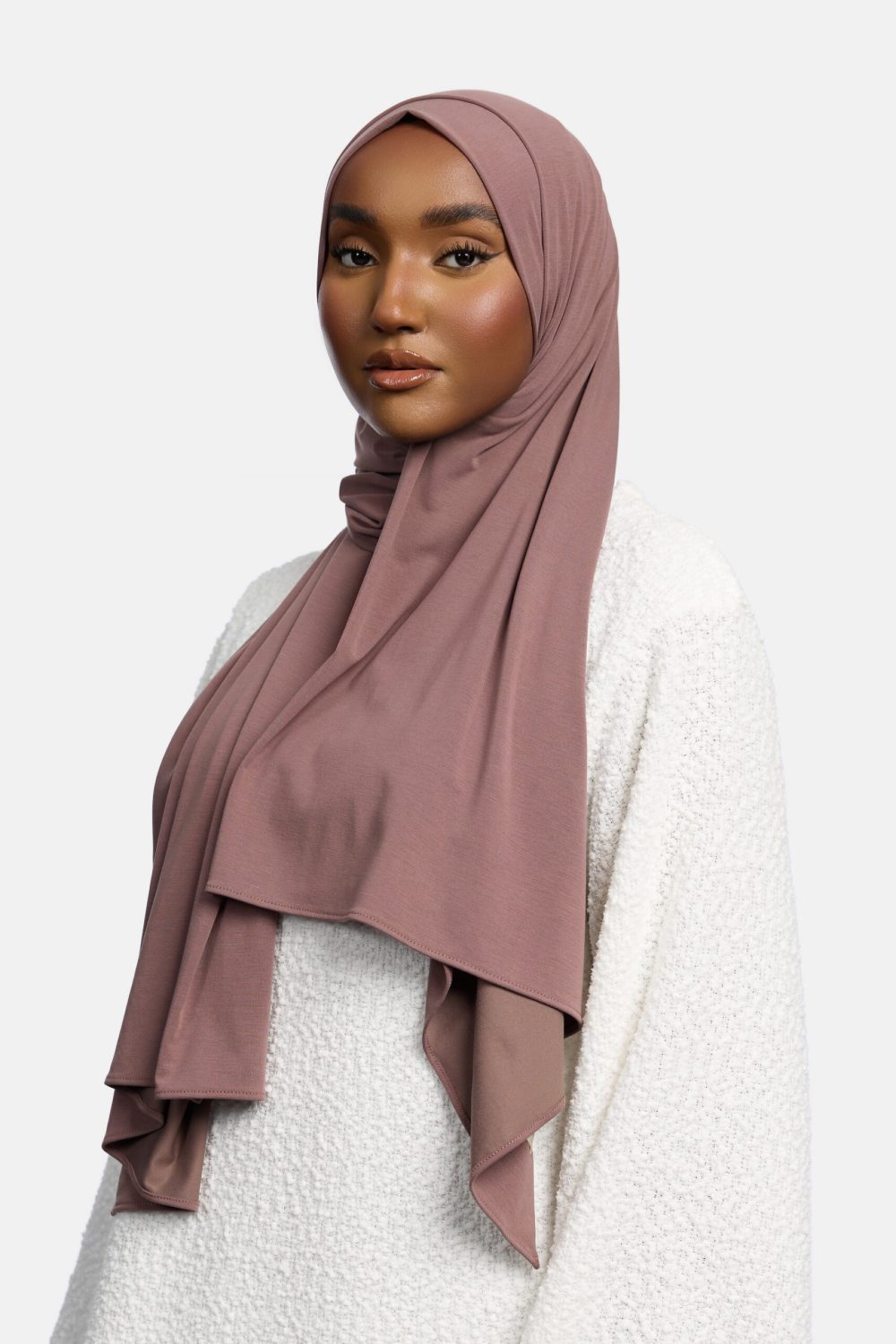 Breathable jersey scarf Purple Ash - Afbeelding 2