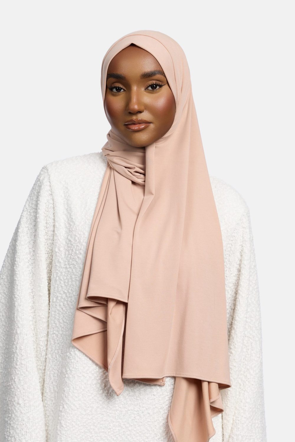 Breathable jersey scarf Cashmere