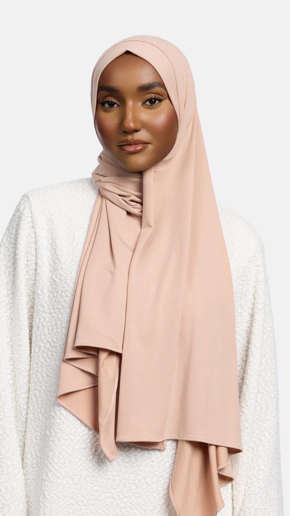 Breathable jersey scarf Cashmere