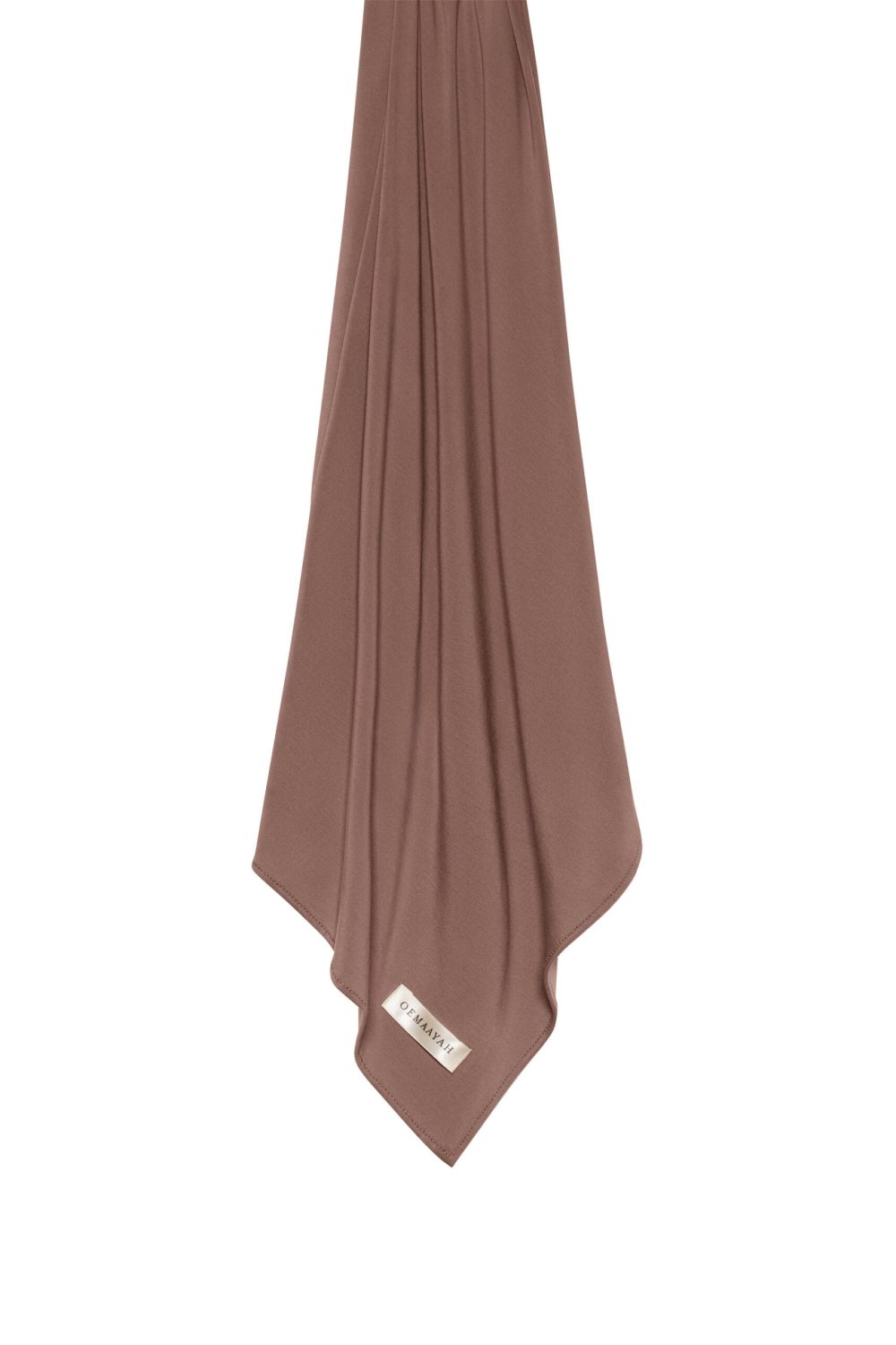 Breathable jersey scarf Taupe purple - Afbeelding 3