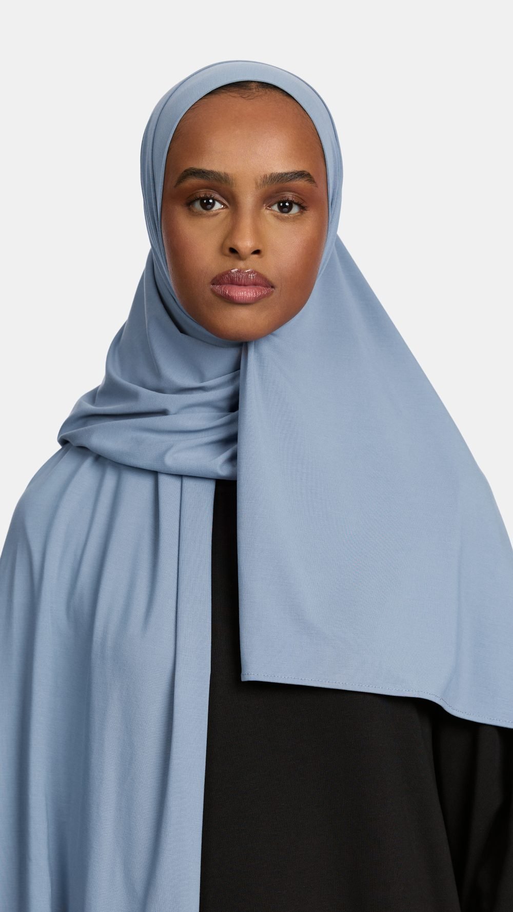 Breathable jersey scarf Aqua Blue