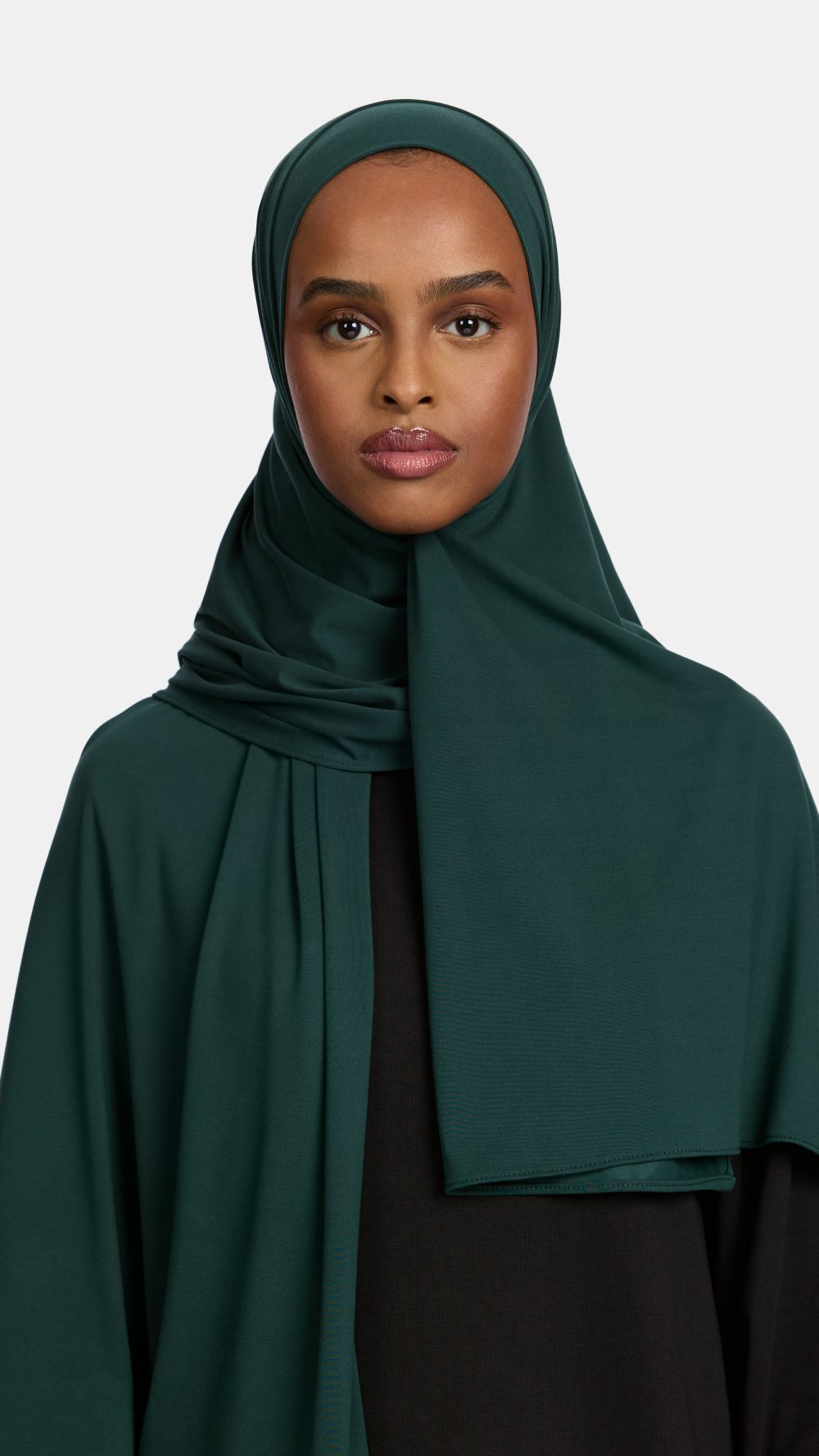 Breathable jersey scarf Forest Green
