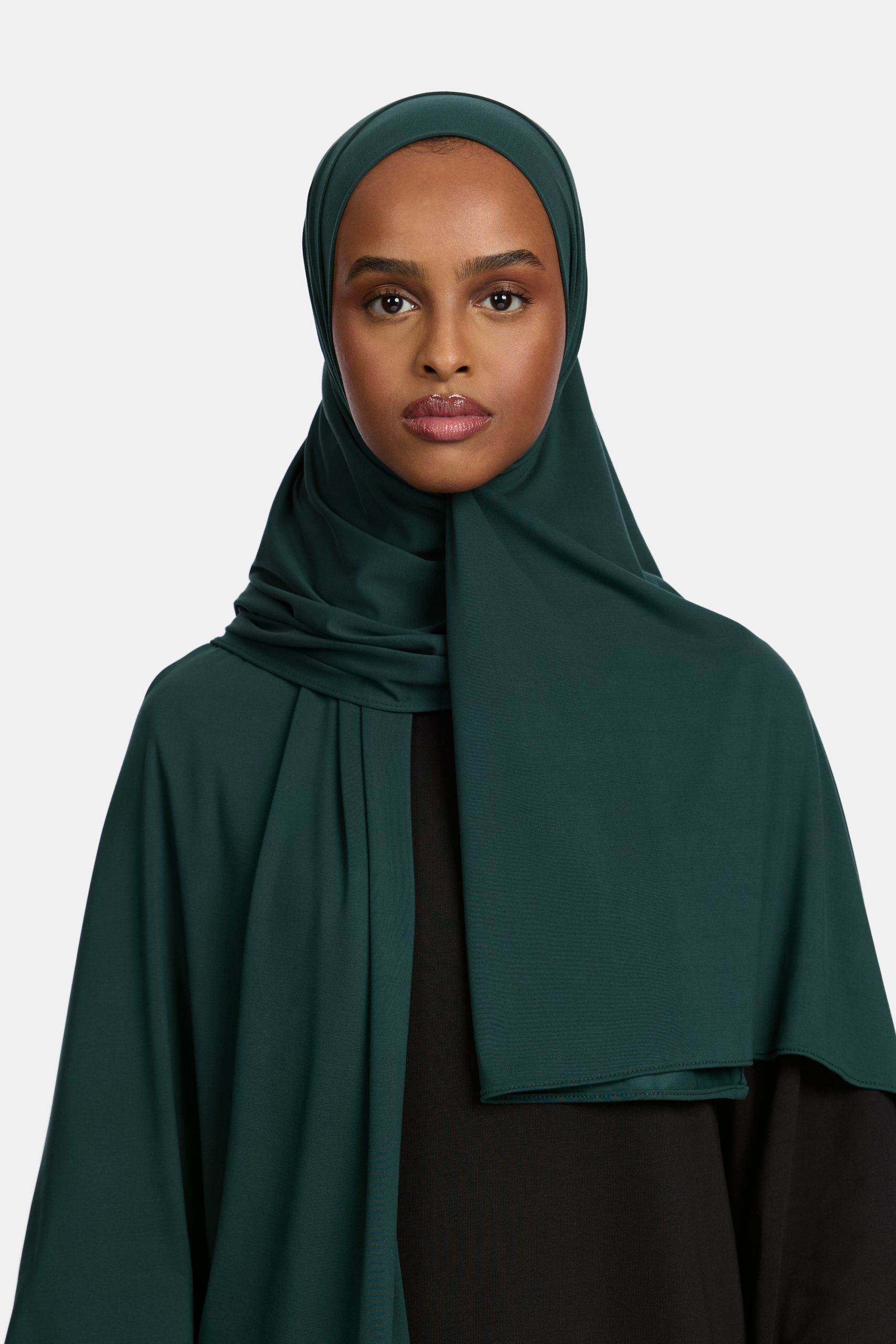Breathable jersey scarf Forest Green