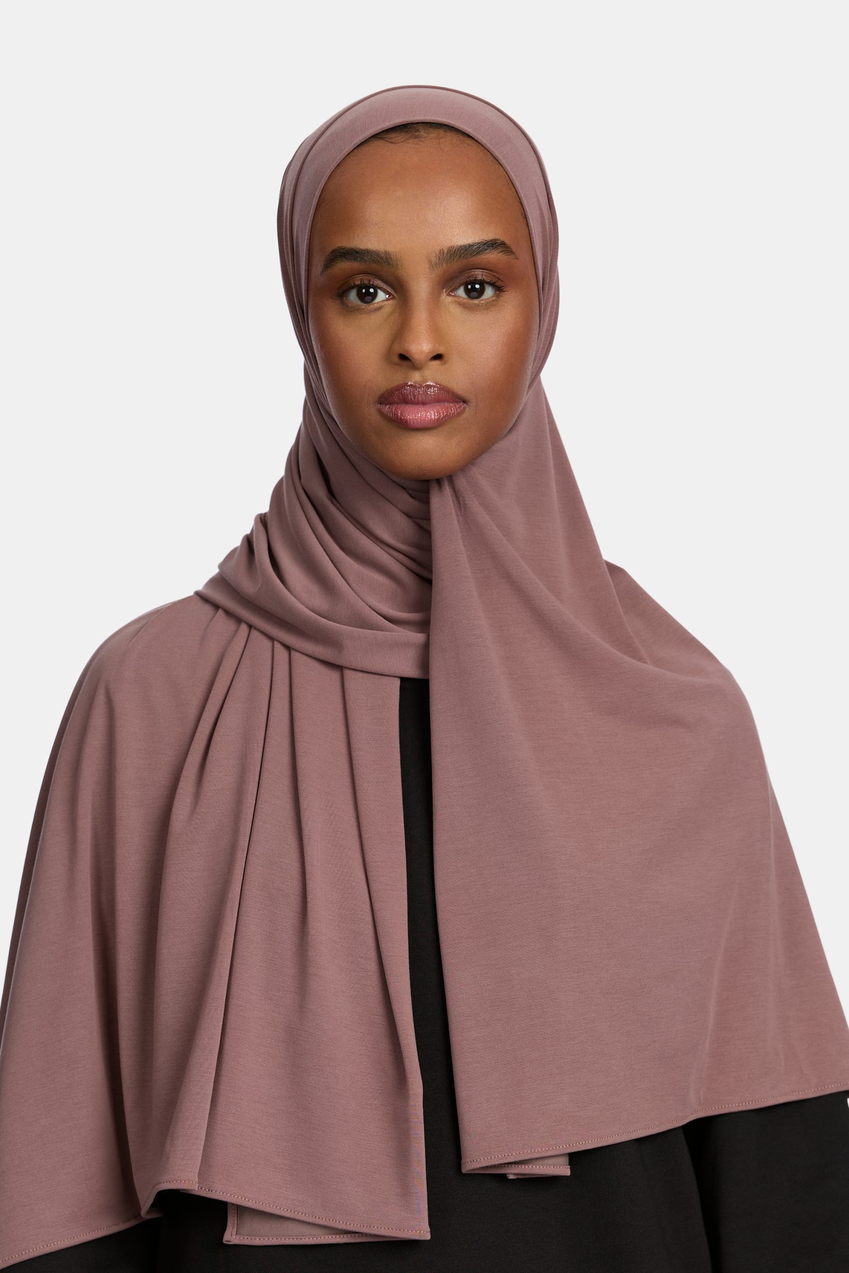 Breathable jersey scarf Purple Ash