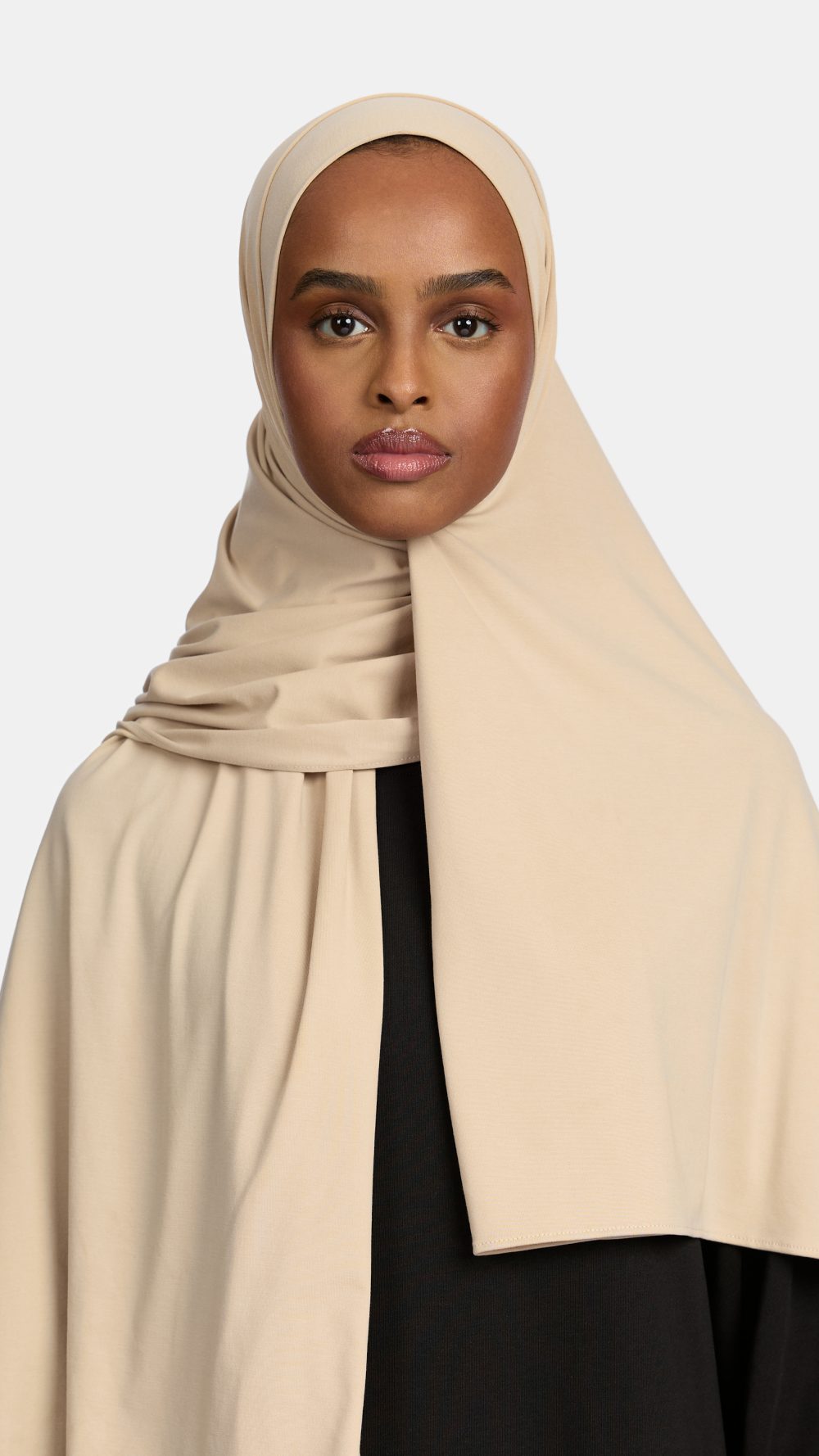 Breathable jersey scarf Vanilla