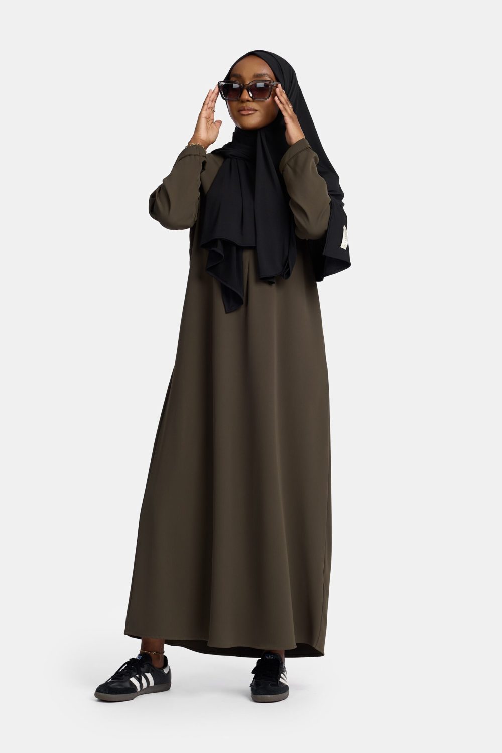 Kimono and abaya set Ash Green - Afbeelding 5