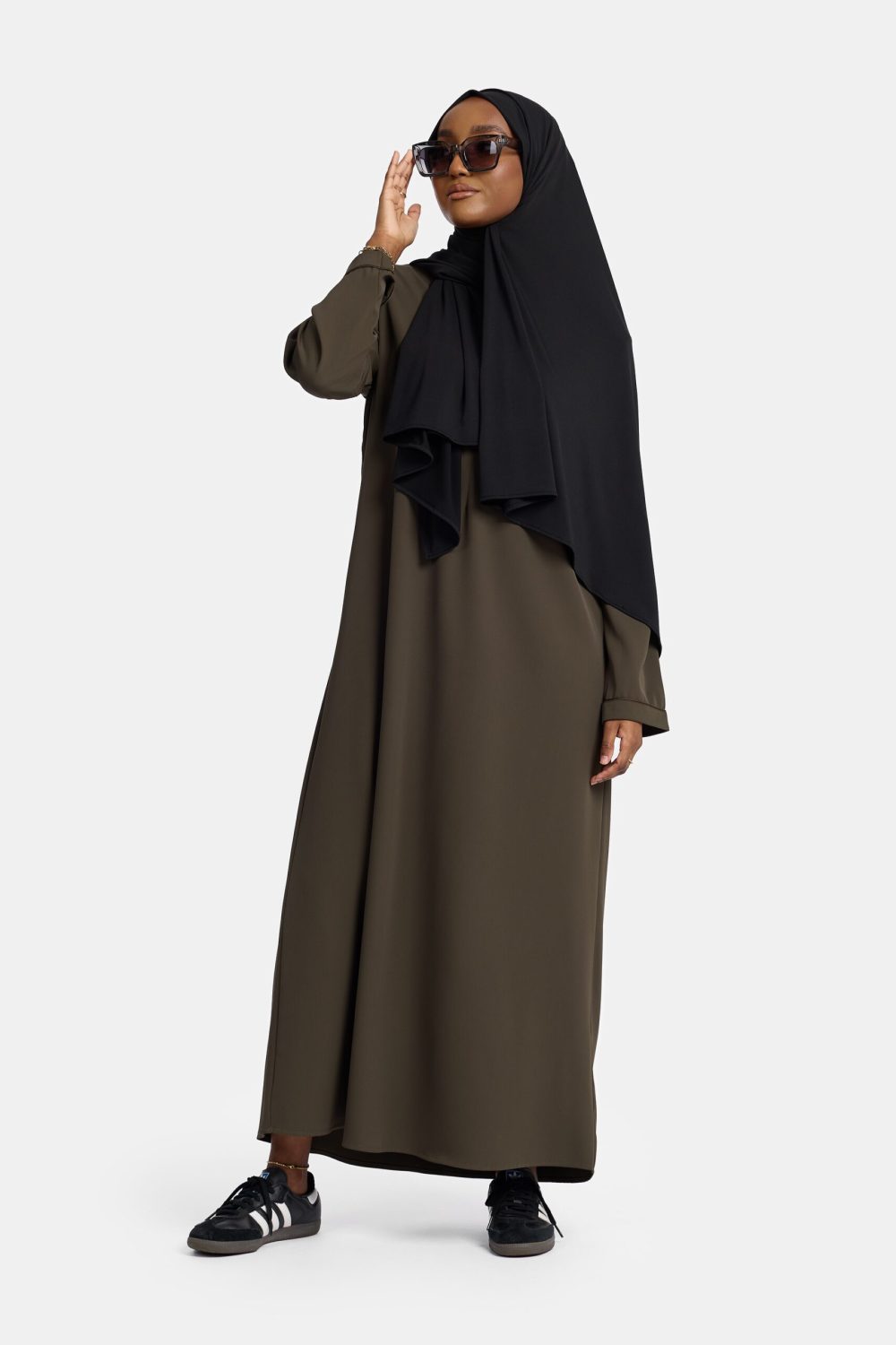 Kimono and abaya set Ash Green - Afbeelding 4