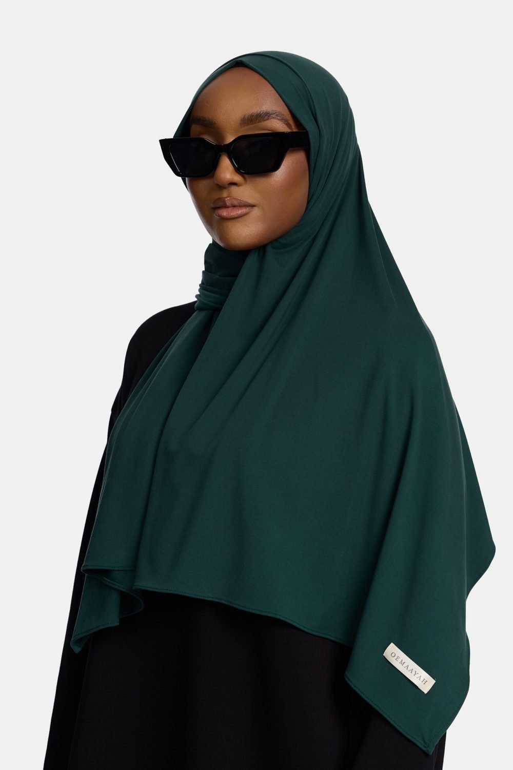 Breathable jersey scarf Forest Green