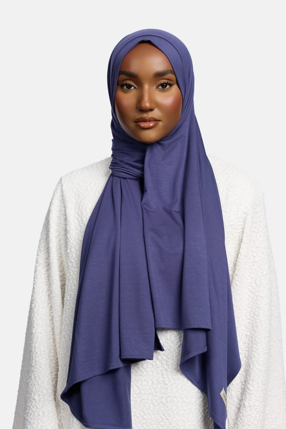 Bamboo jersey scarf Berry