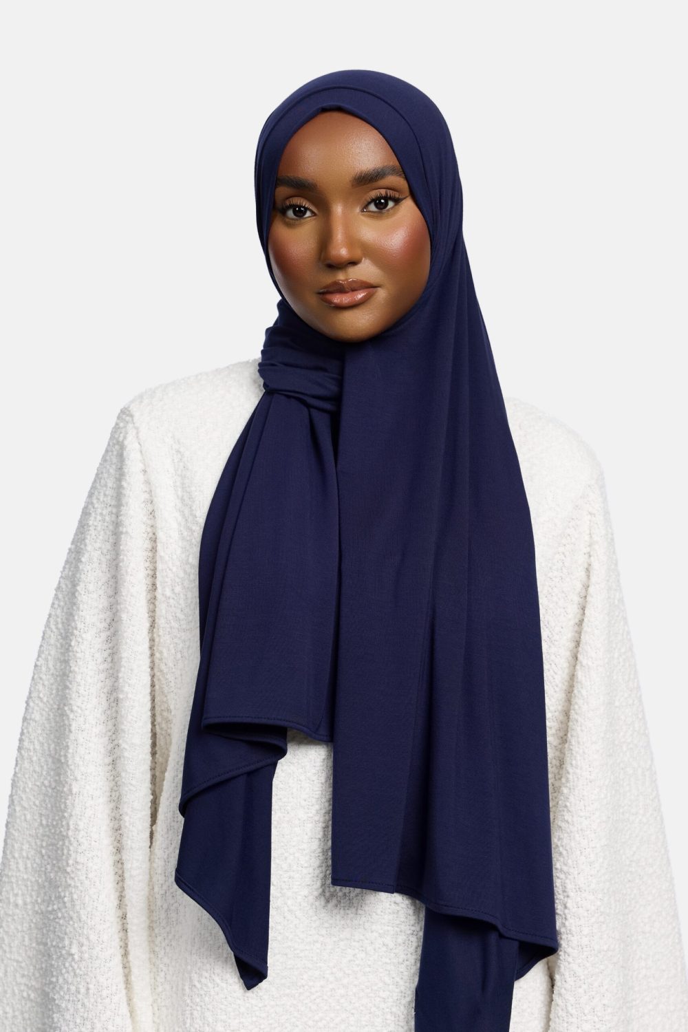 Bamboo jersey scarf Night Blue