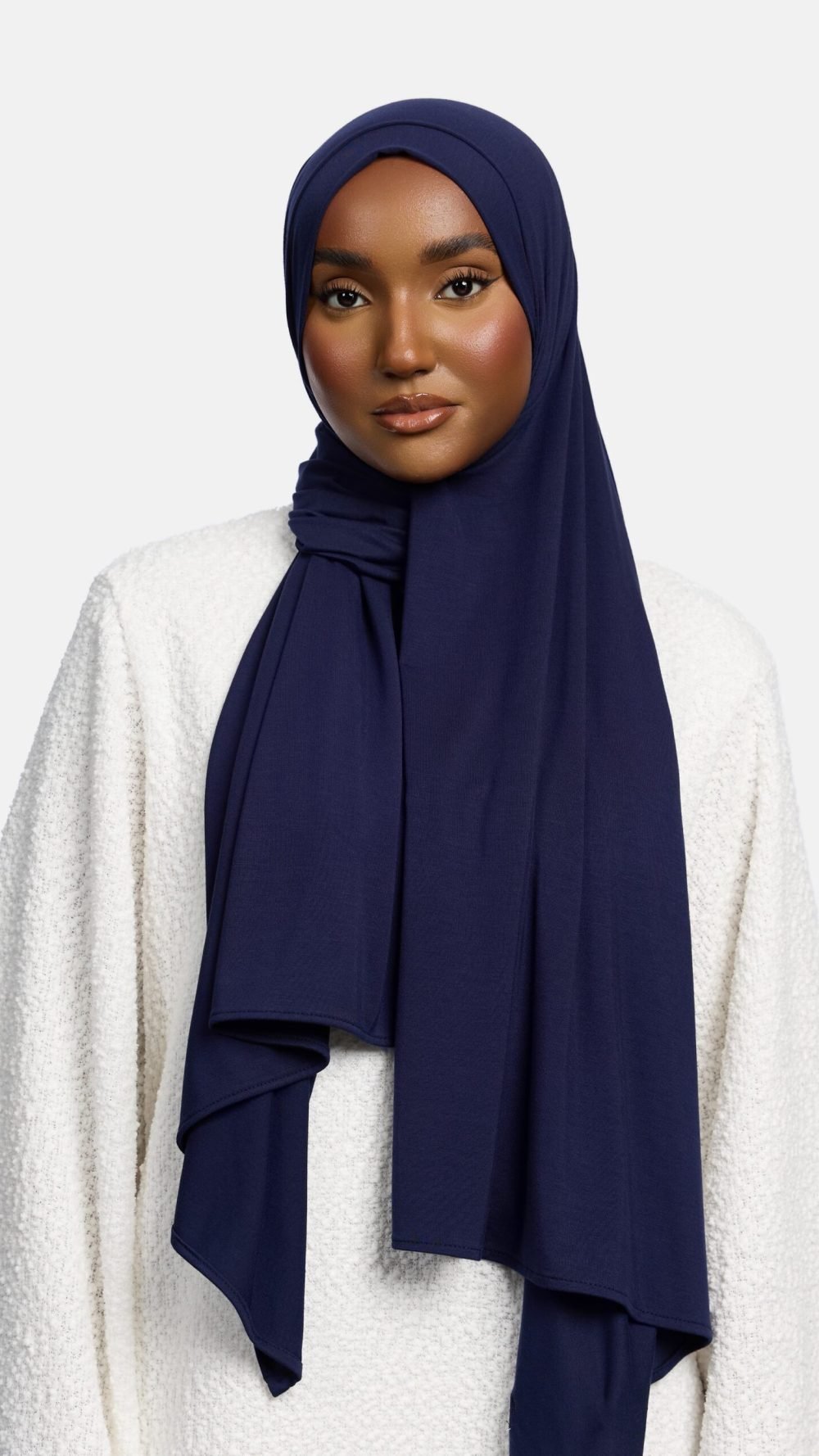 Bamboo jersey scarf Night Blue