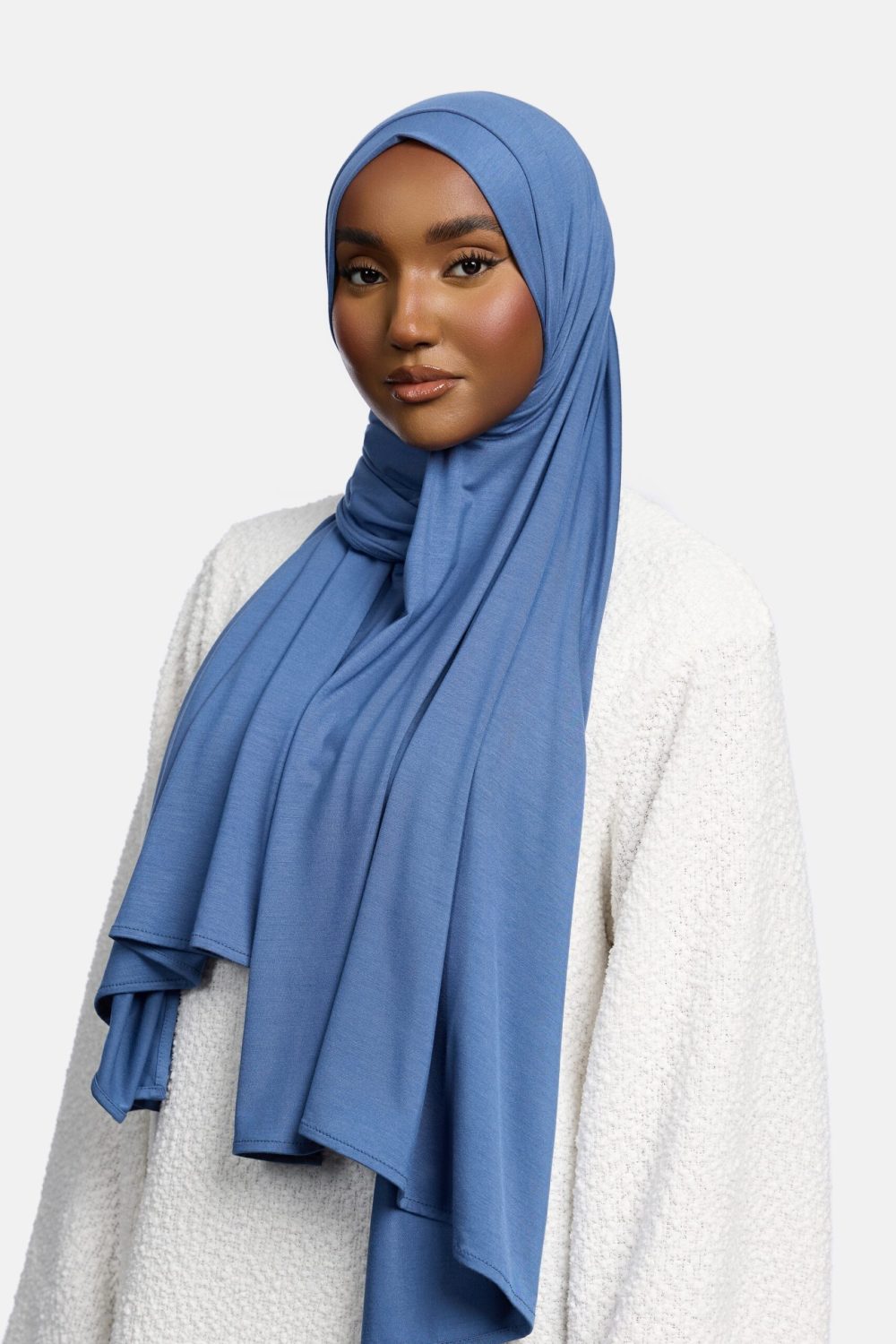 Bamboo jersey scarf Classic Blue - Afbeelding 2