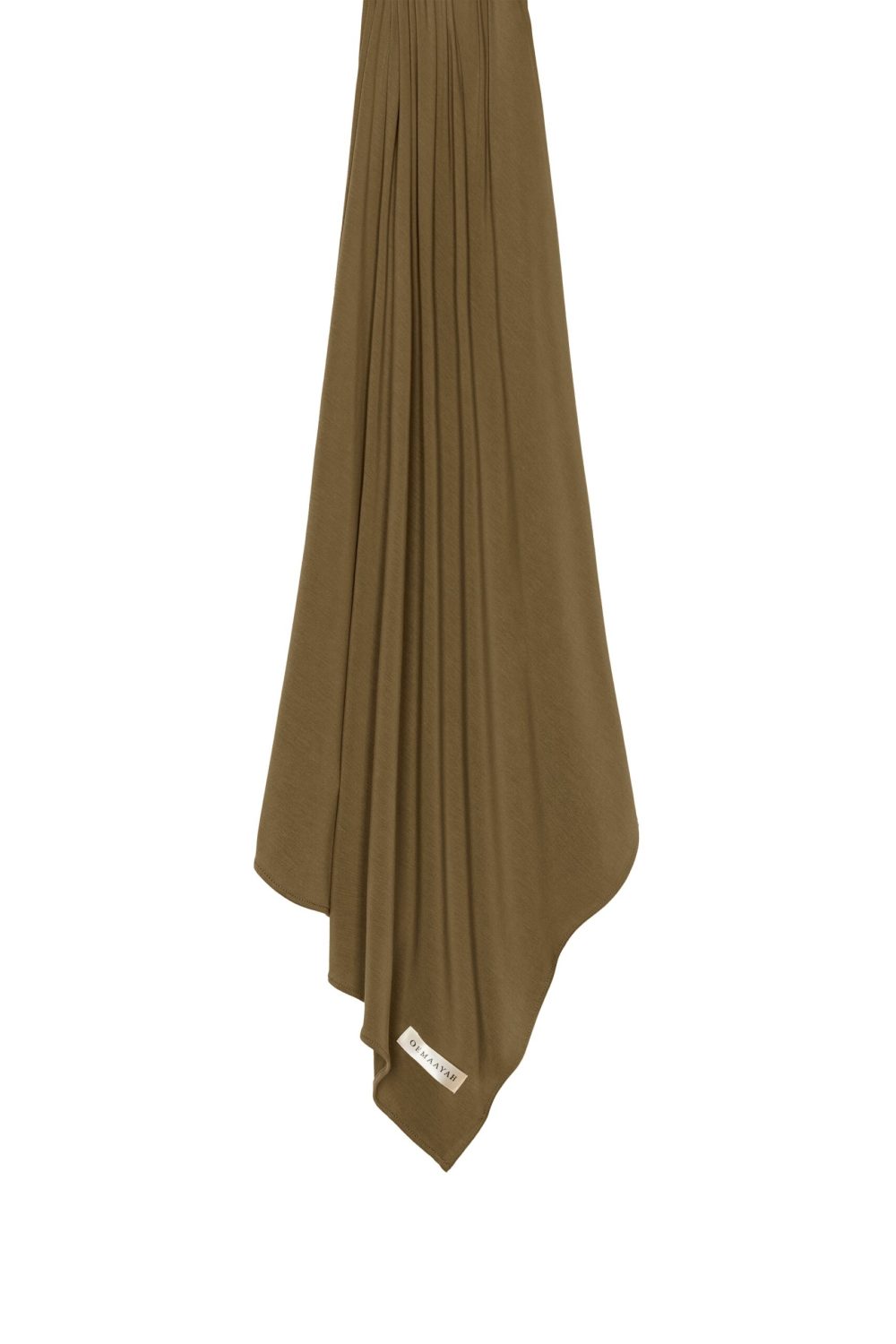 Bamboo jersey scarf Khaki - Afbeelding 3