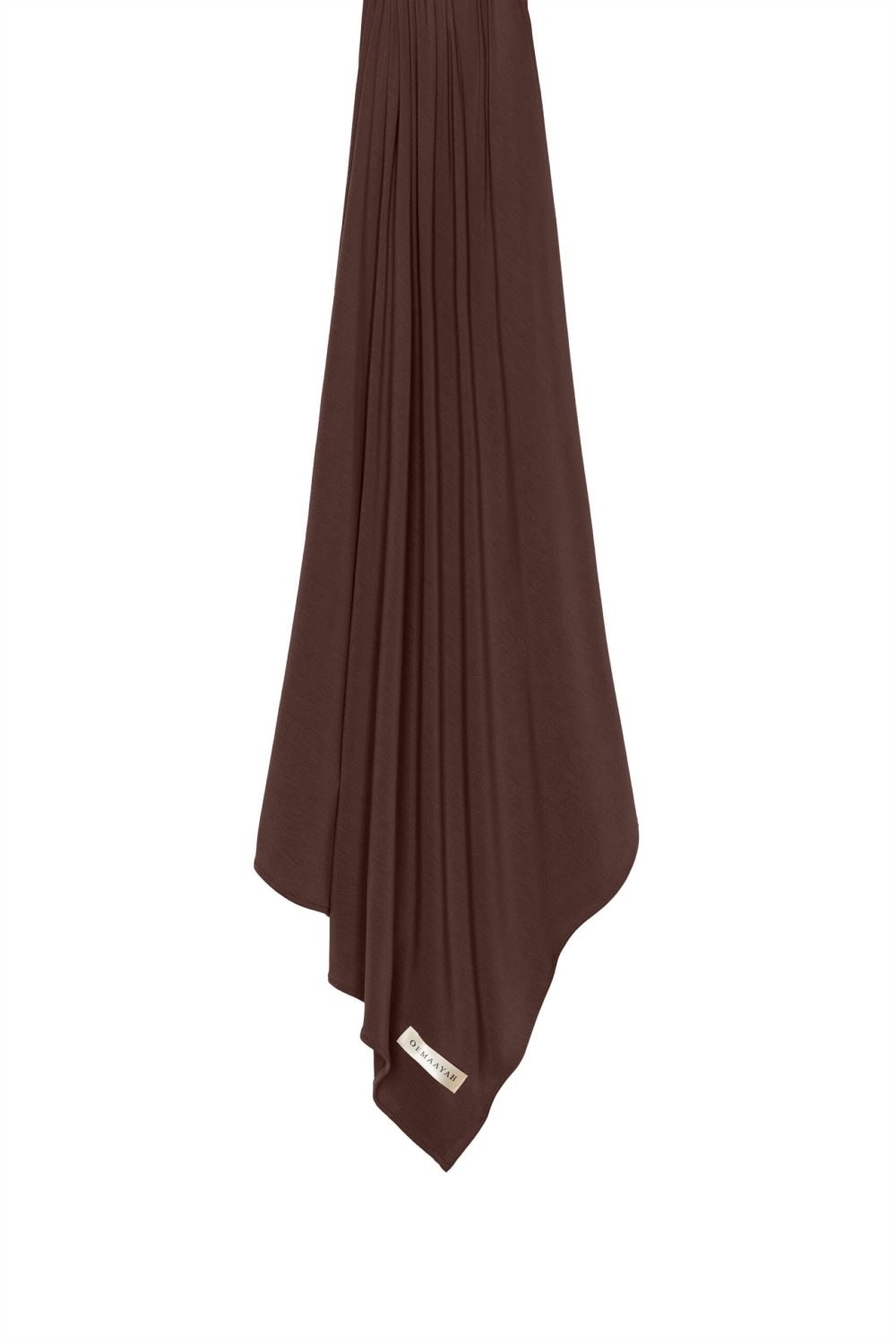 Bamboo jersey scarf Deep Brown - Afbeelding 3