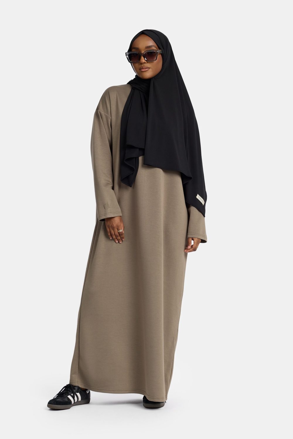 Sweater comfy abaya Deep Taupe - Afbeelding 2