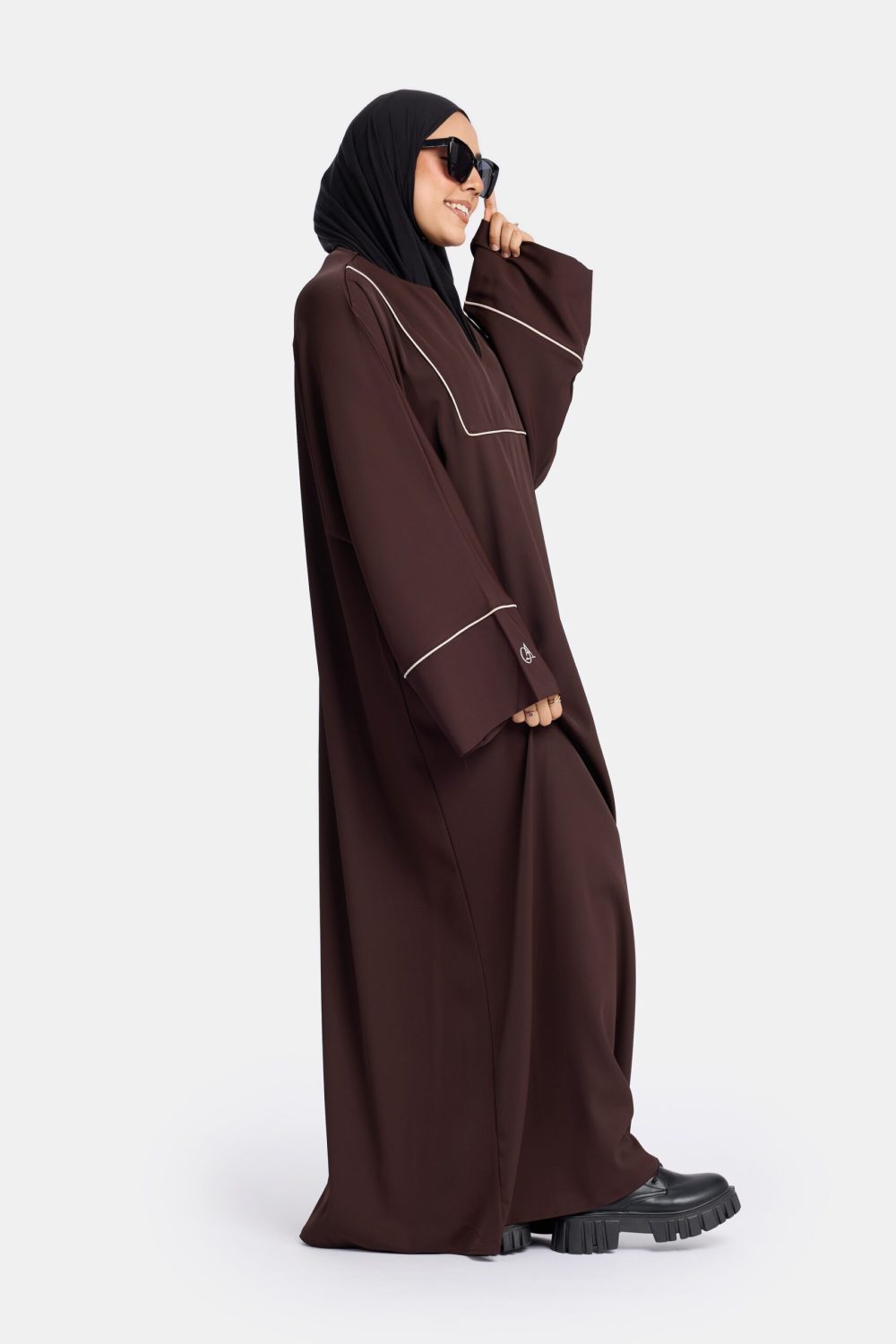 Farasha Stripe Éclat Night brown - Afbeelding 2