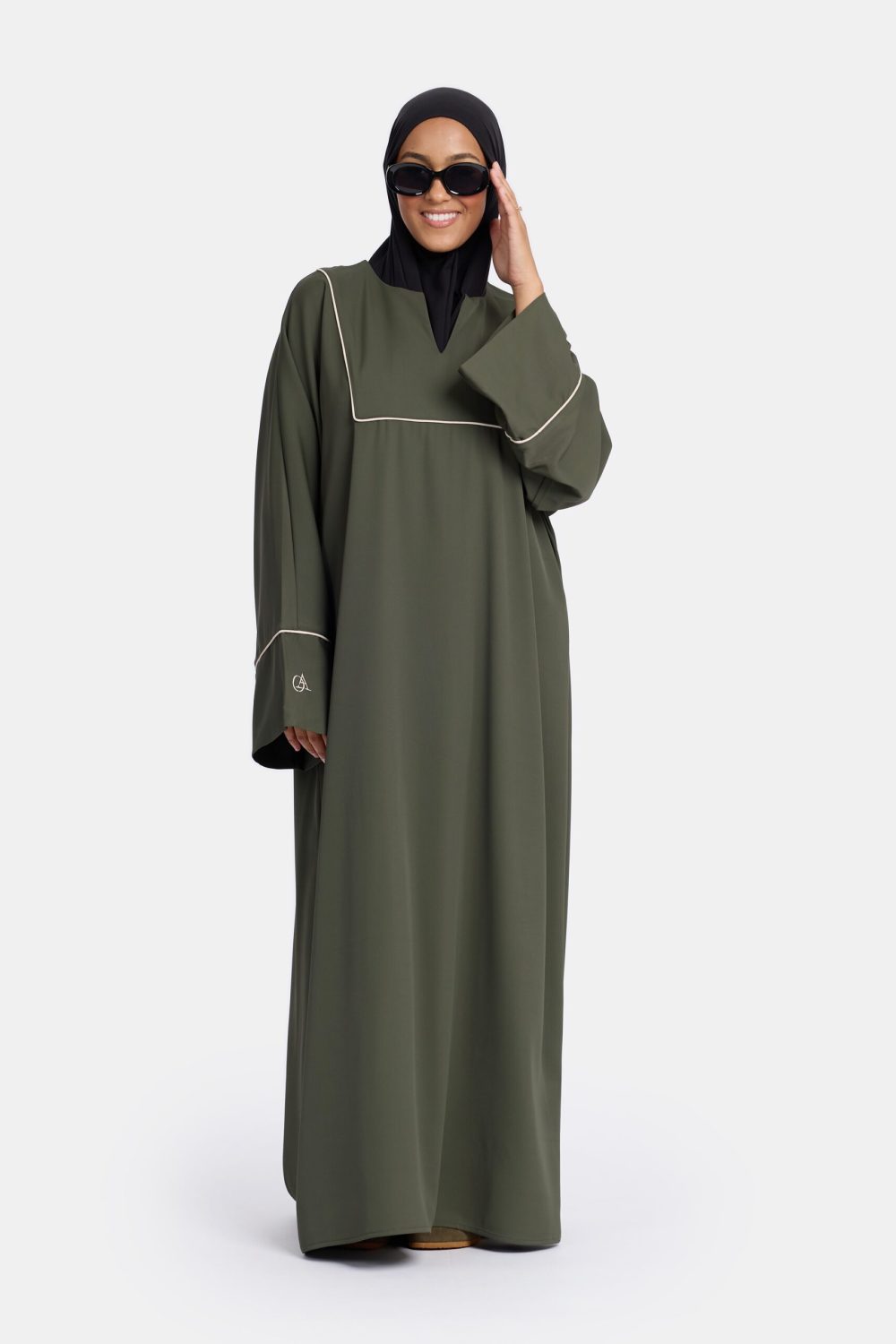 Farasha Stripe Éclat dark khaki